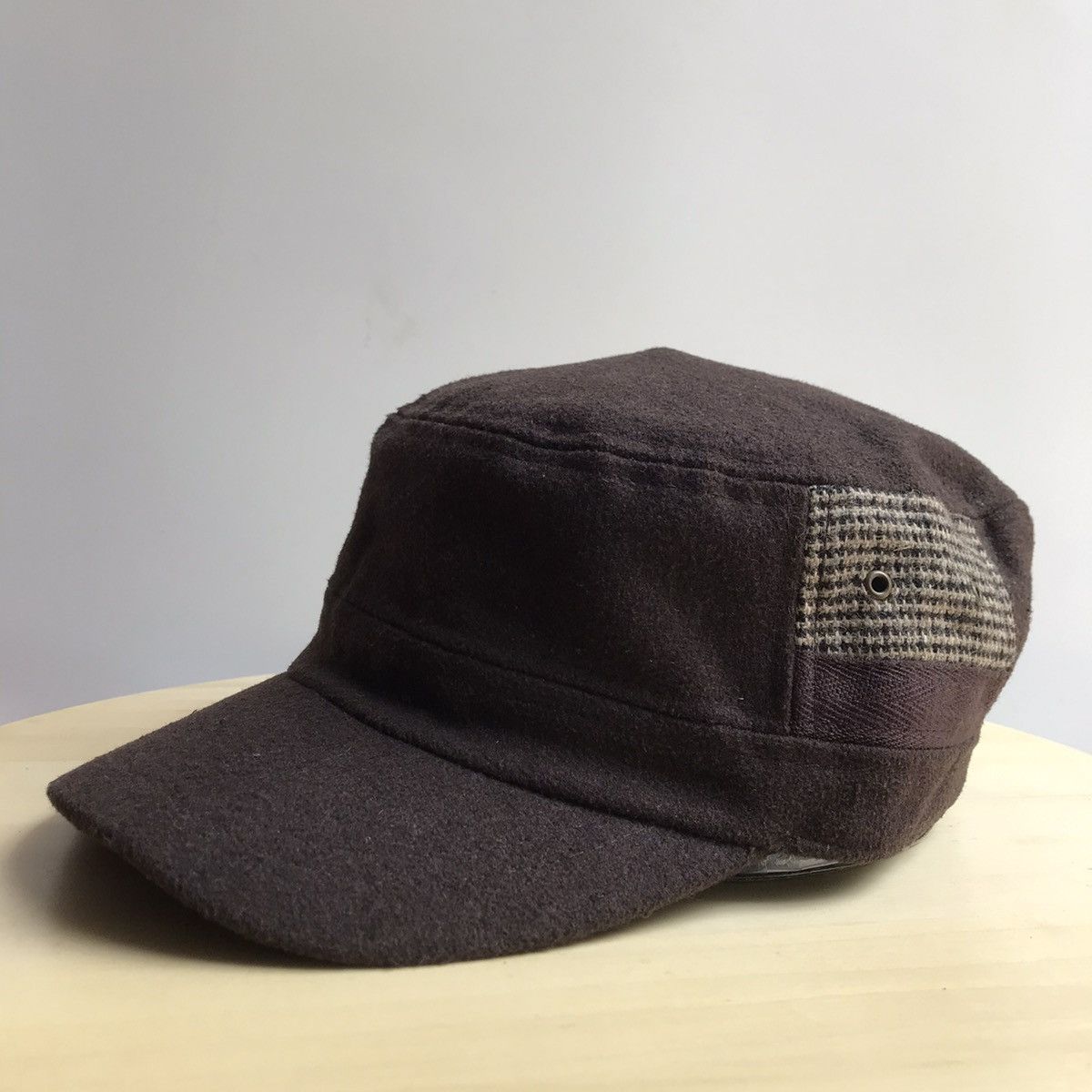 Japanese Brand × Vintage cap & tomato Suede moleskin Petrol Cap by Cap and tomato wol Size ONE SIZE - 1 Thumbnail