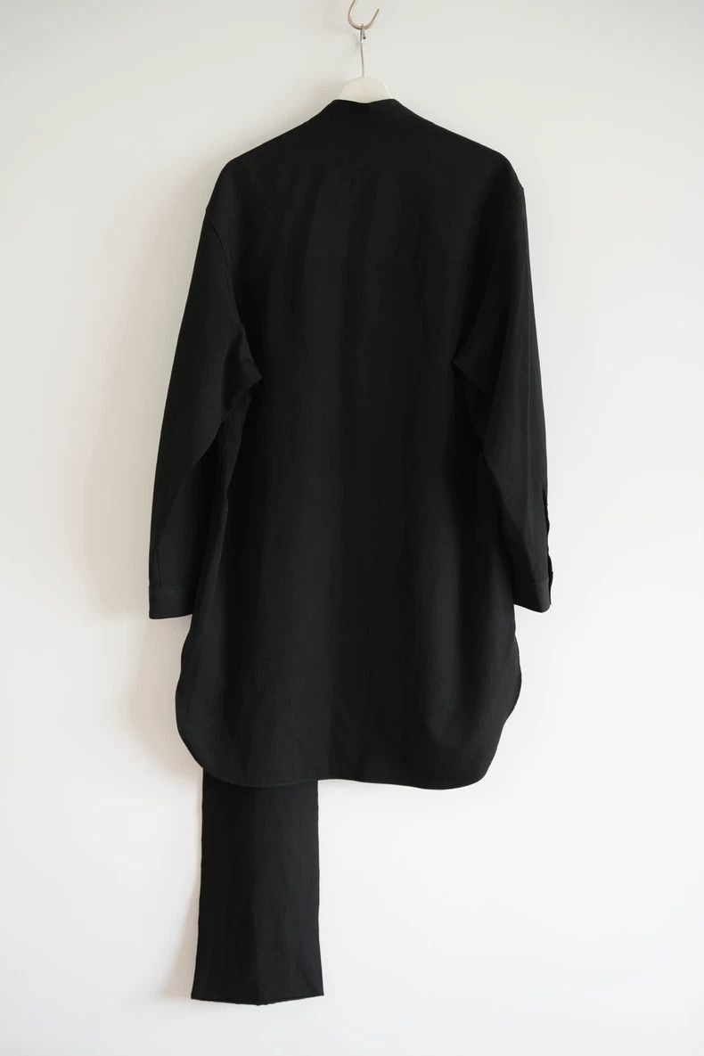 Yohji Yamamoto Yohji Yamamoto Yohji Yamamoto Wool Button Shirt with Scarf Size US M / EU 48-50 / 2 - 2 Thumbnail