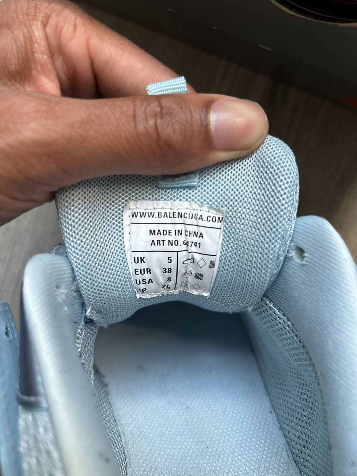 Balenciaga Balenciaga Wmns Track Light Blue Size US 5 / EU 37 - 6 Thumbnail