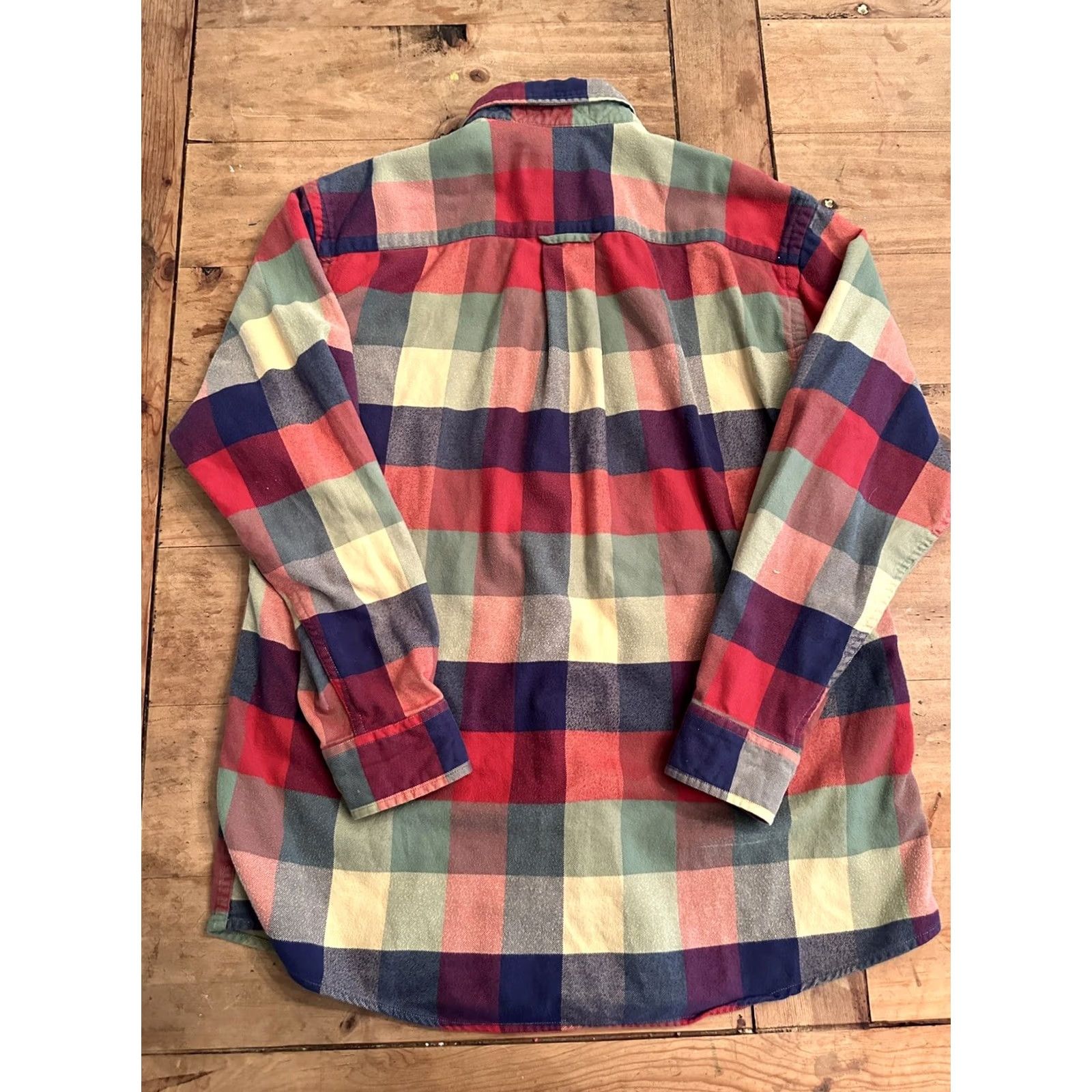 Orvis Orvis Flannel Shirt Men Medium Long Sleeve Button Up Cotton Plaid Multicolor Red Tan Green Classic Western Cowboy Hipster Outdoor Modern Ranch Size US M / EU 48-50 / 2 - 5 Thumbnail