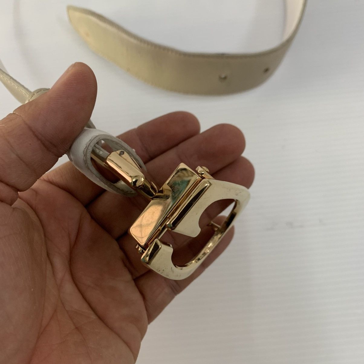Gucci Authentic Gucci 2 Tone Colour Leather Belts Size ONE SIZE - 8 Thumbnail