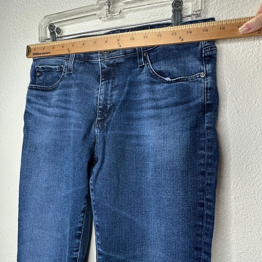 AG Adriano Goldschmied AG Adriano Medium Wash Whiskered Prima Cigarette Leg Jean 30 Size 30" / US 8 / IT 44 - 11 Thumbnail