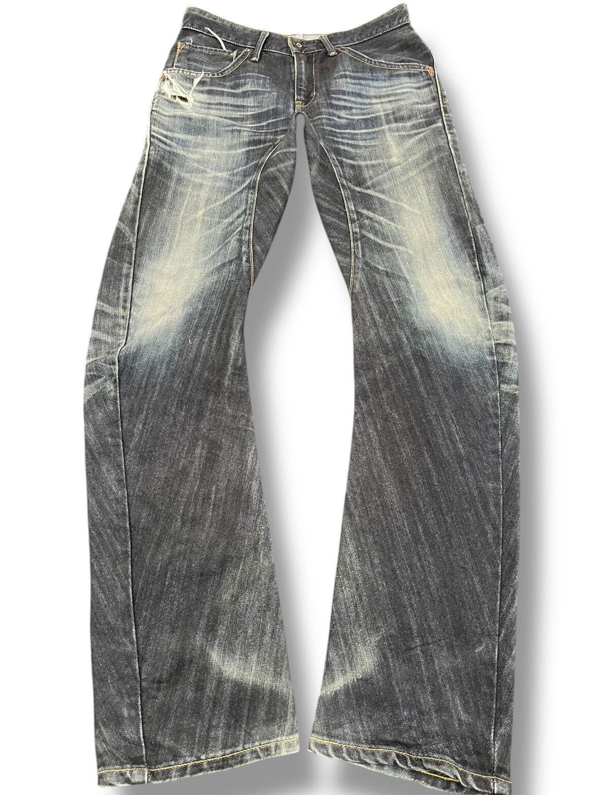 Beauty Beast × Edwin × Japanese Brand Vintage Edwin E-function Curve Leg Denim Size US 29 - 1 Thumbnail