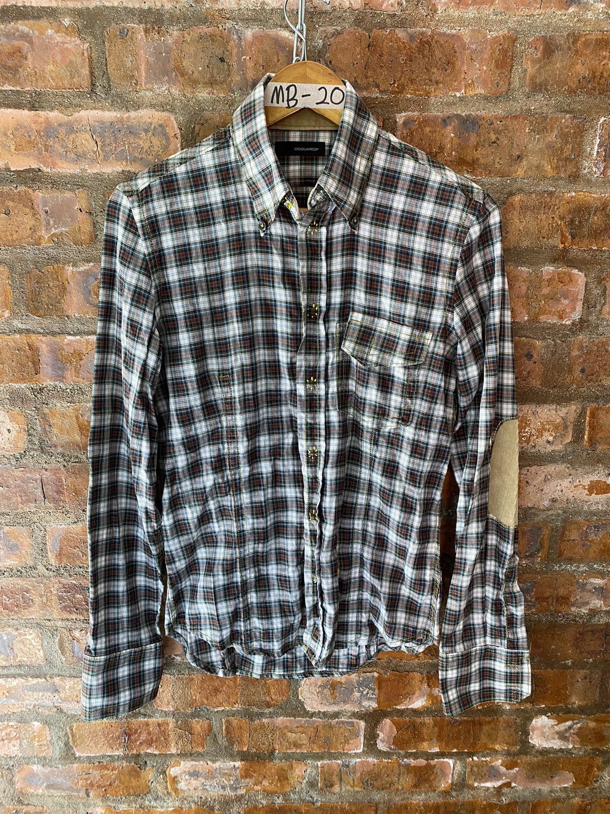 Dsquared2 AW04 Hand stitch Patch flannel Size US M / EU 48-50 / 2 - 2 Thumbnail