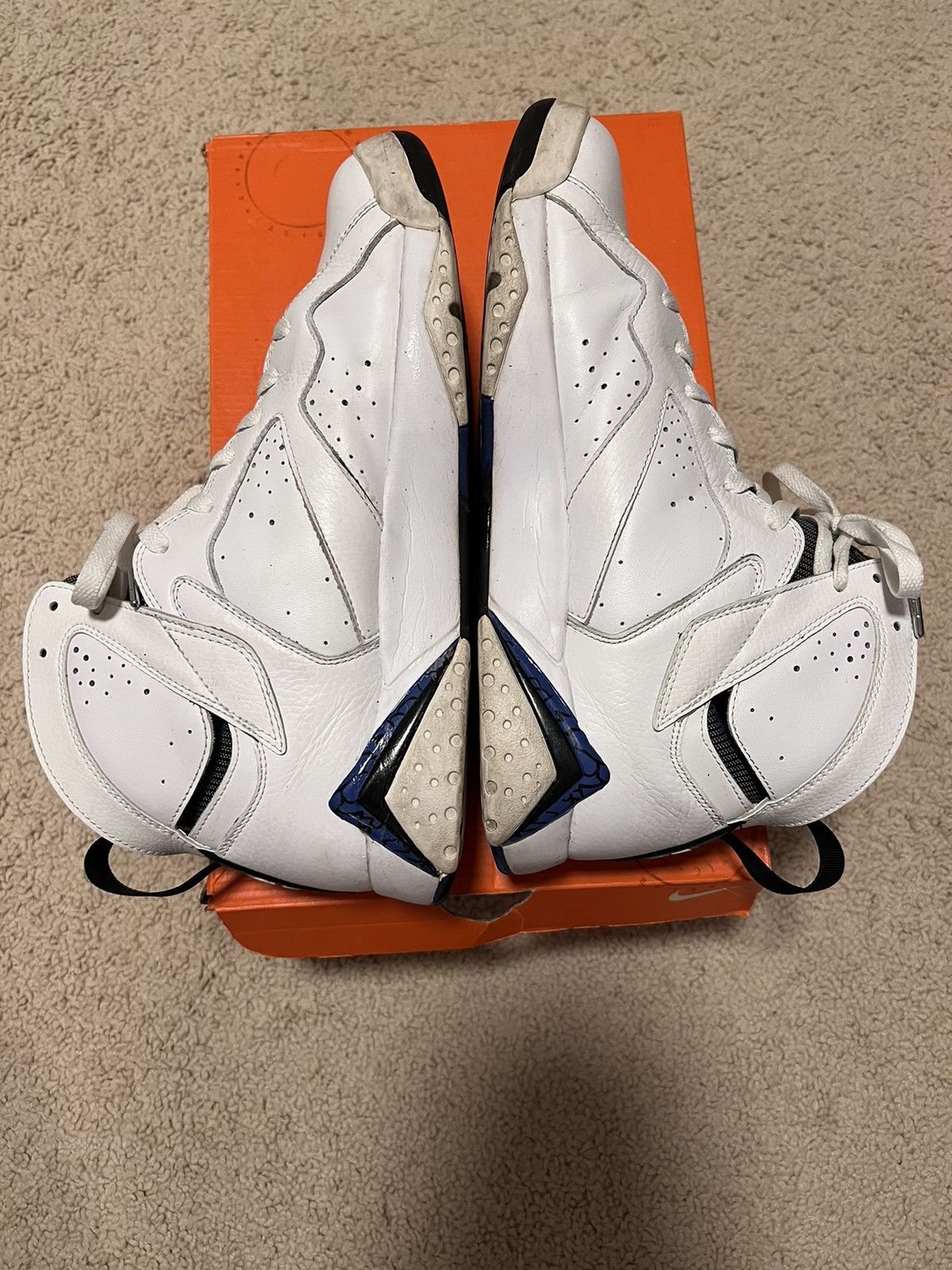 Jordan Brand × Nike × Vintage Jordan 7 Magic B grade Size US 11 / EU 44 - 5 Thumbnail