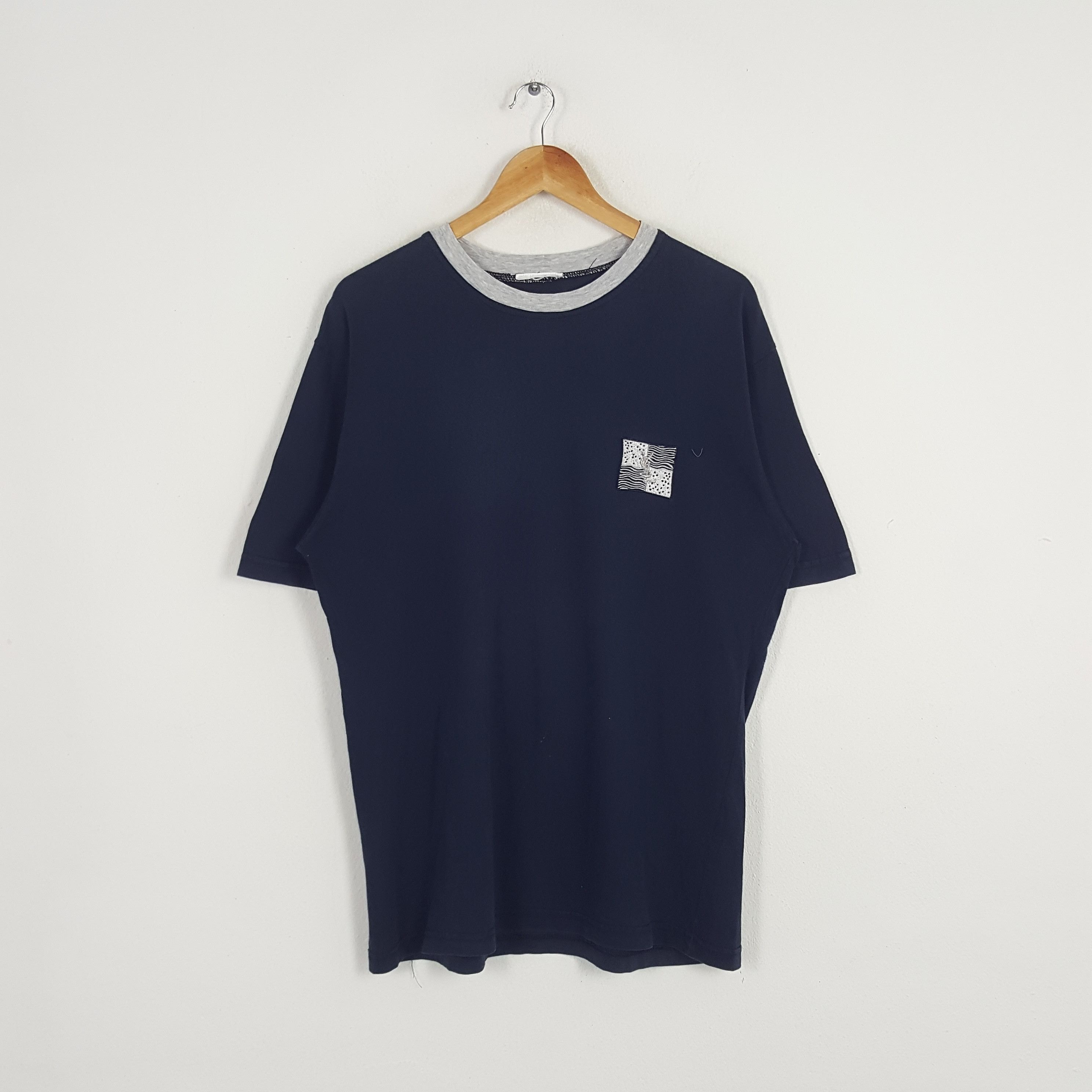 Vintage × Yves Saint Laurent Vintage Yves Saint Laurent Italian Brand Tshirt Size US L / EU 52-54 / 3 - 3 Thumbnail