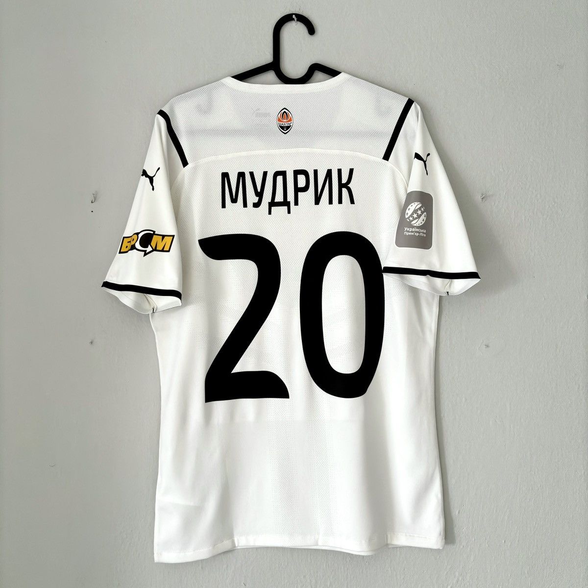 Puma 2021 2022 GAME ISSUE Shakhtar Mudryk Puma Away Soccer Jersey Size US M / EU 48-50 / 2 - 10 Thumbnail