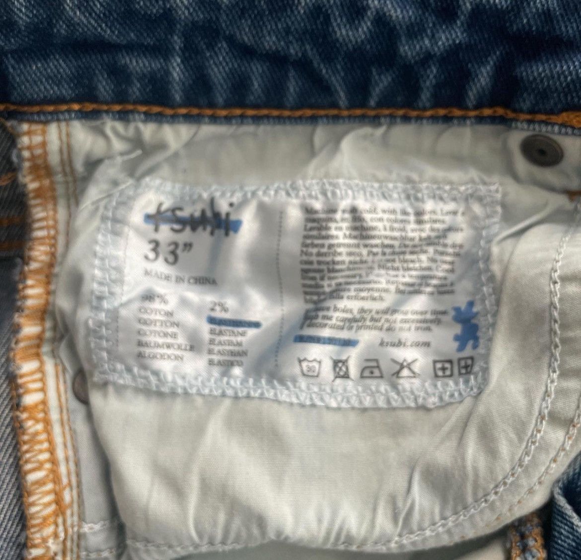 Ksubi Light Denim Ksubi Jeans Size US 33 - 7 Thumbnail