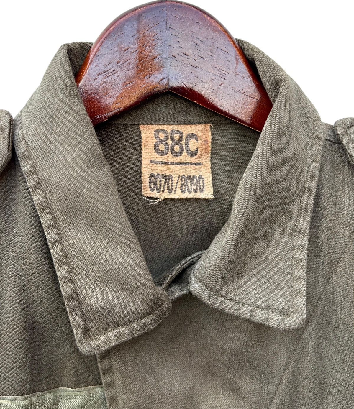 Vintage Vintage French Army Socovet Bais 1985 Military Jacket Size US XS / EU 42 / 0 - 3 Thumbnail