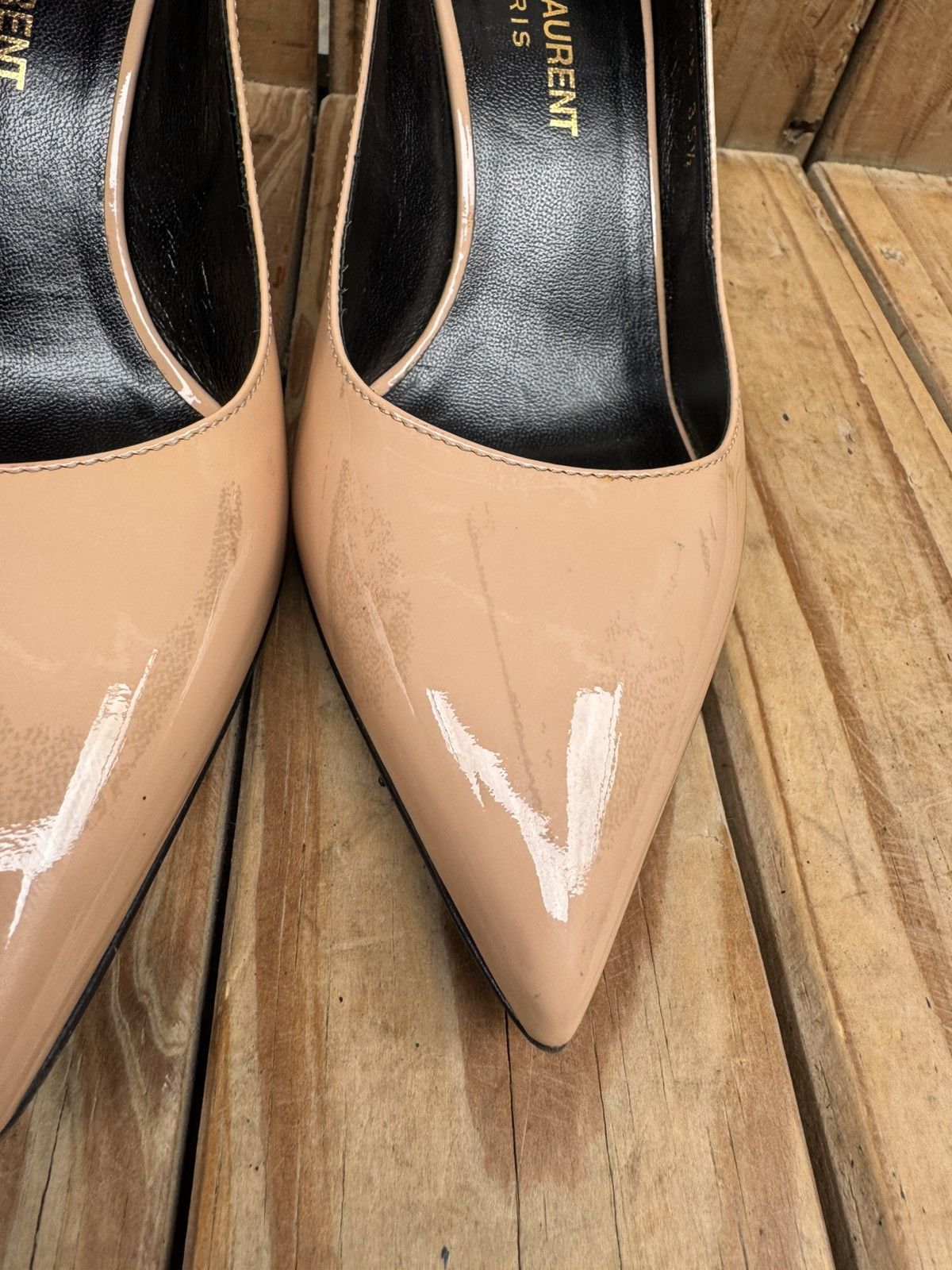 Saint Laurent Paris Saint laurent Paris HI Leather heels size EUR 35.5 US 5.5 Size US 5.5 / IT 35.5 - 11 Thumbnail