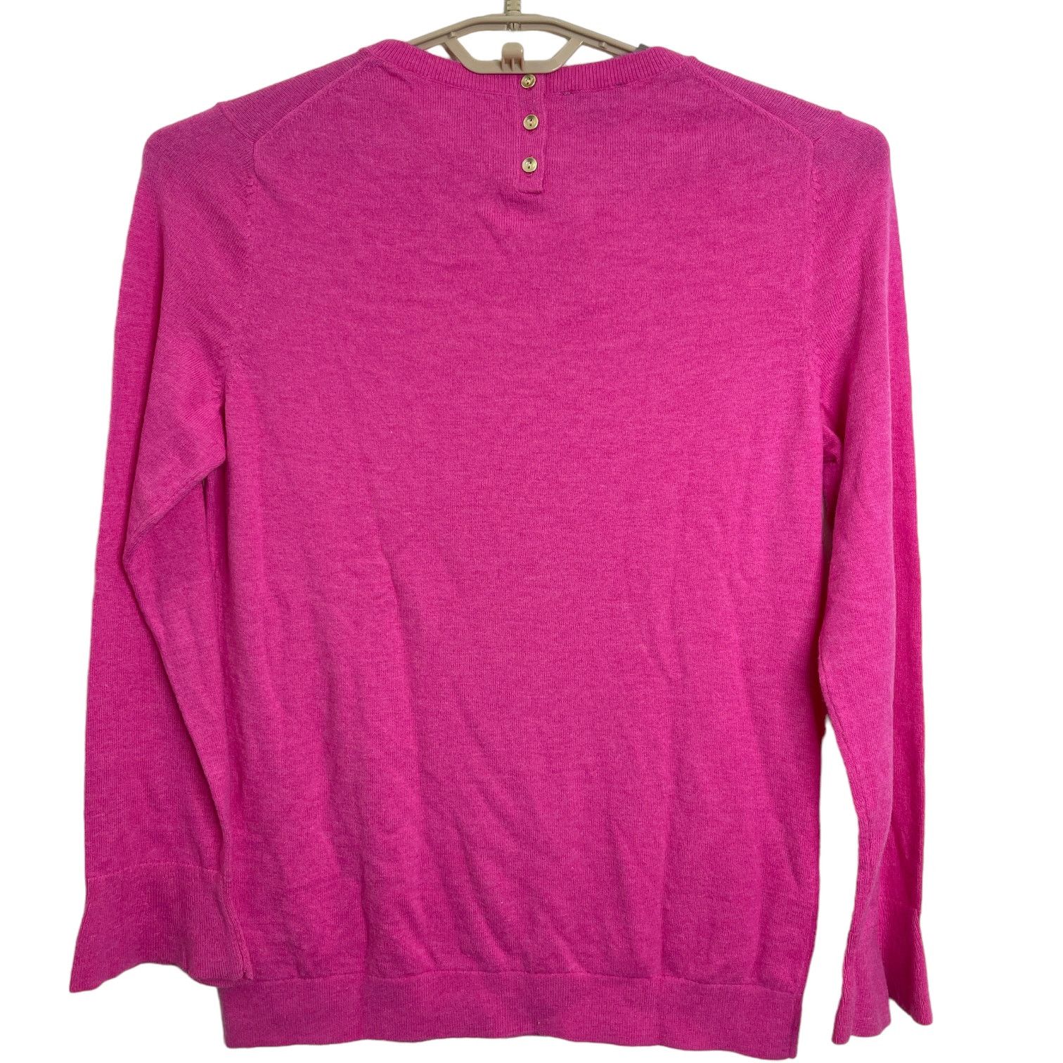 Other Talbots Pink Pullover Sweater Ruffle Cuffs Size Medium NWT Size M / US 6-8 / IT 42-44 - 5 Thumbnail