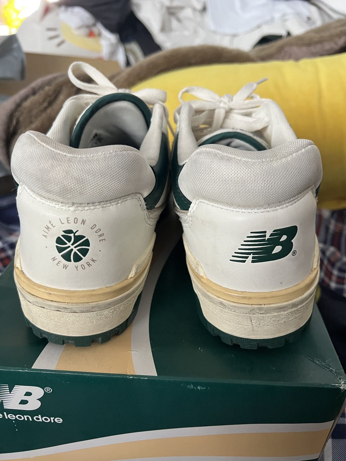 Aime Leon Dore × New Balance New Balance 550 Aime Leon Dore Natural Green Size US 11 / EU 44 - 4 Thumbnail