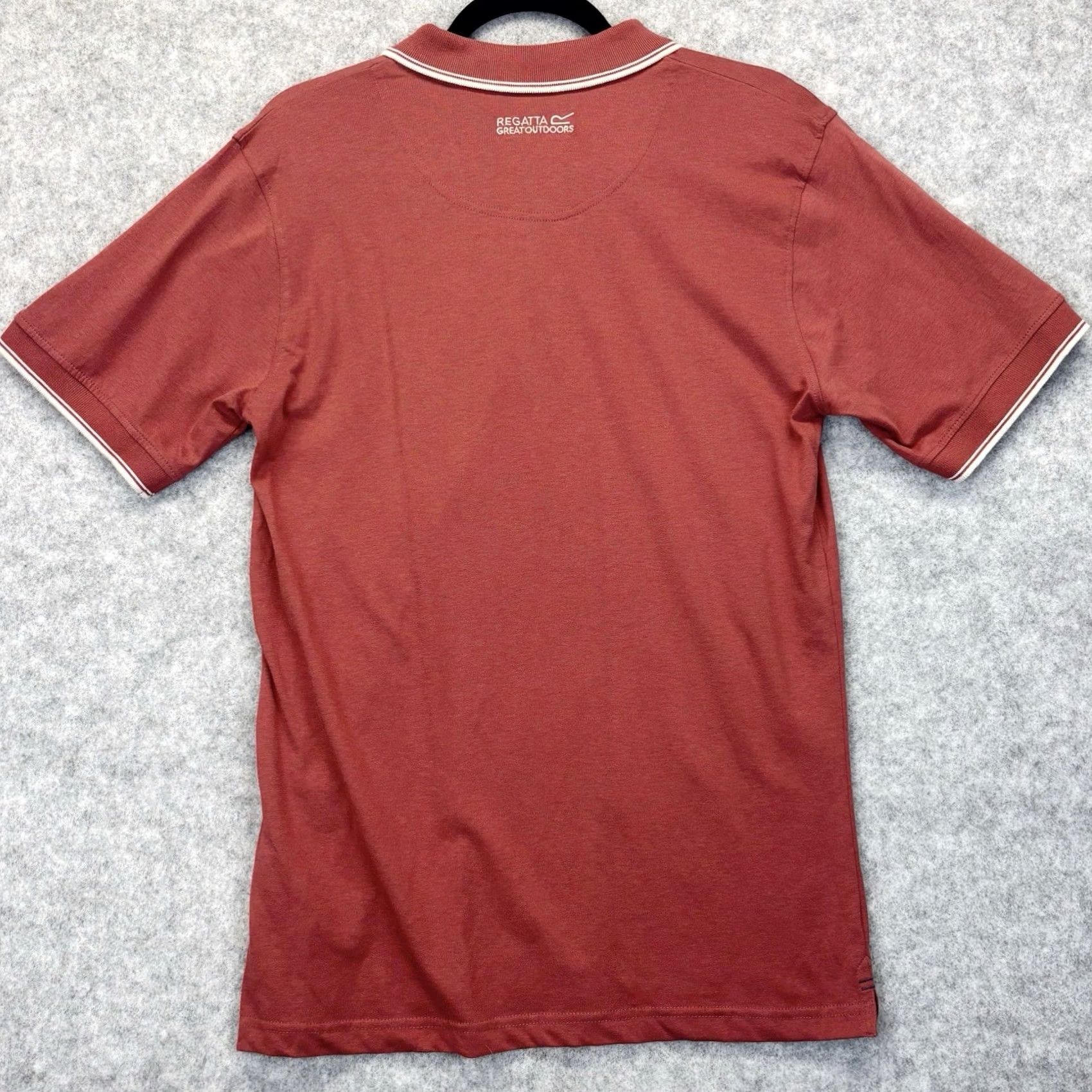 Vintage Regatta Coolweave Polo Shirt Small Mens Red New With Defects Breathable - Short Sleeve Size US S / EU 44-46 / 1 - 2 Thumbnail