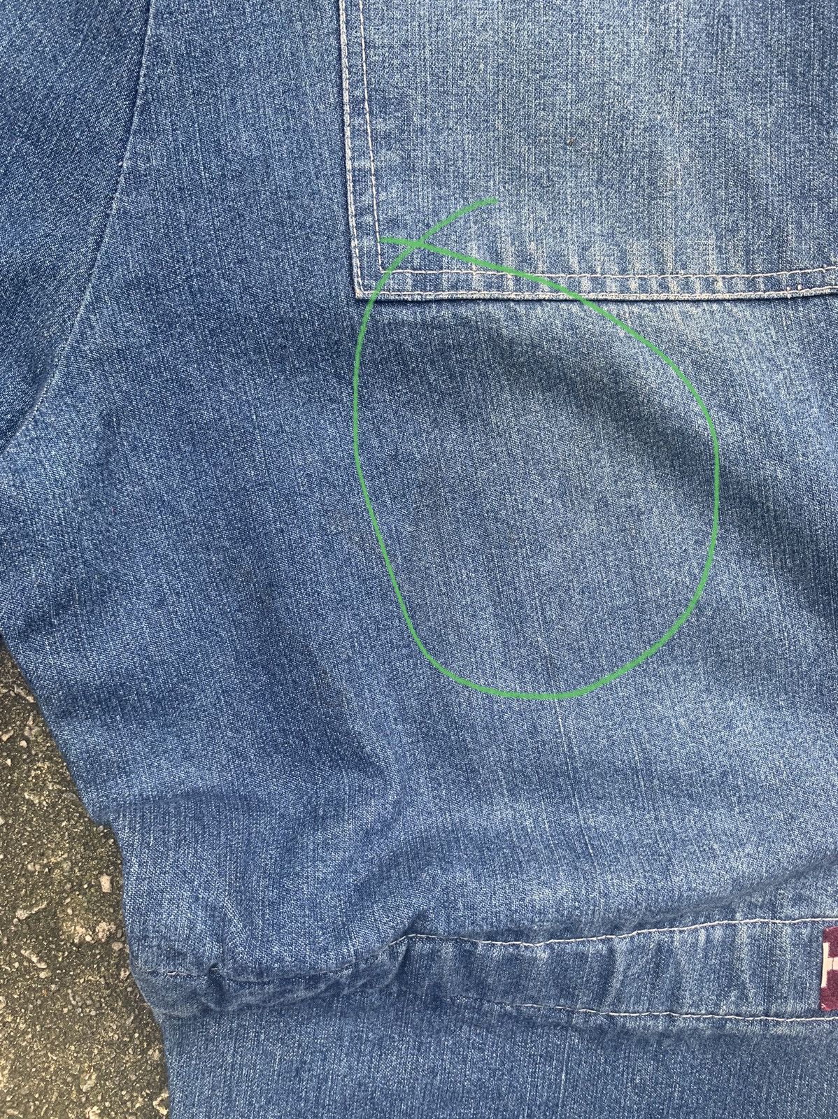 Marithe + Francois Girbaud Le Jean De Marithe Francois Girbaud Reconstructed Pant Size US 35 - 18 Thumbnail