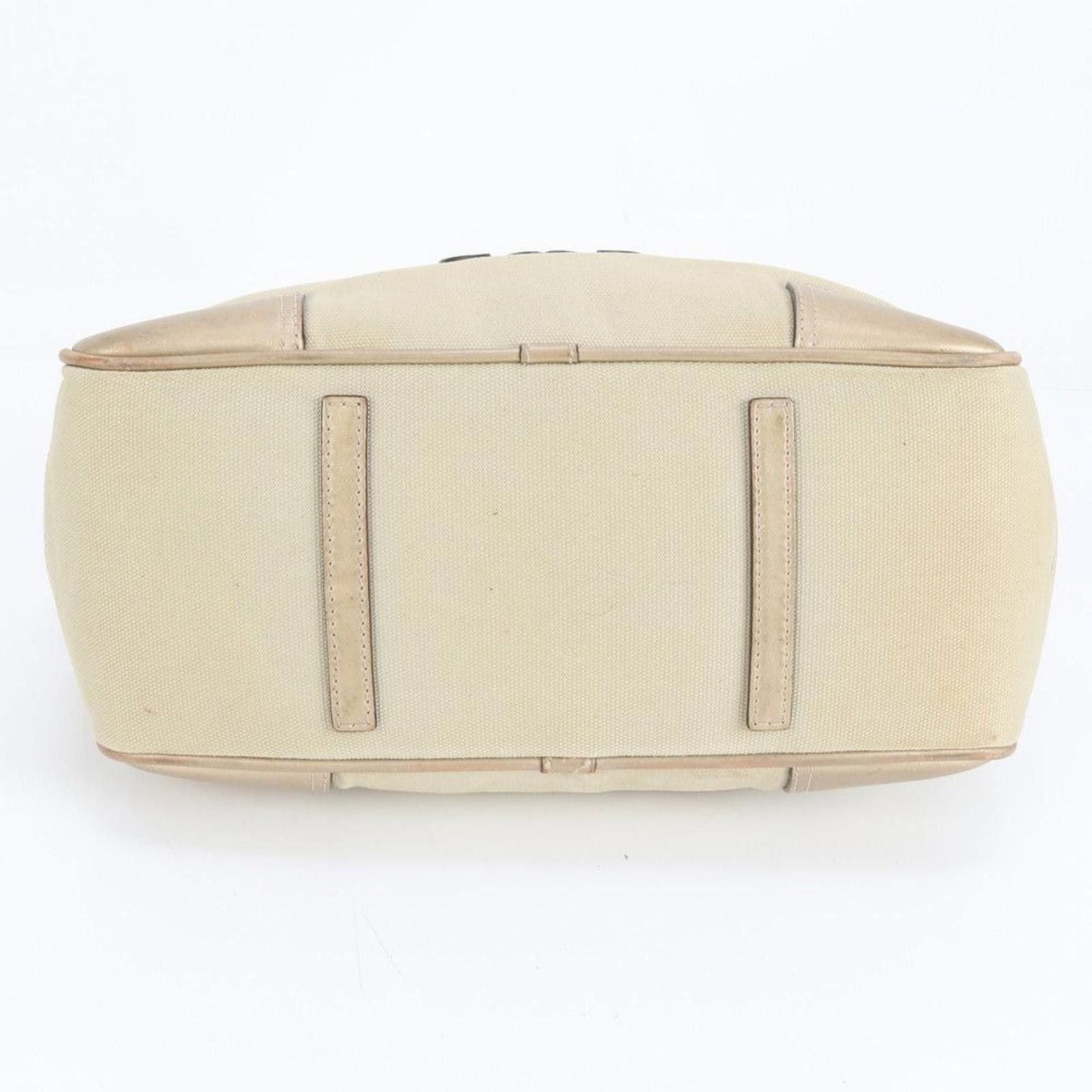Loewe Loewe - Beige Canvas and Leather Tote Bag Size ONE SIZE - 7 Thumbnail