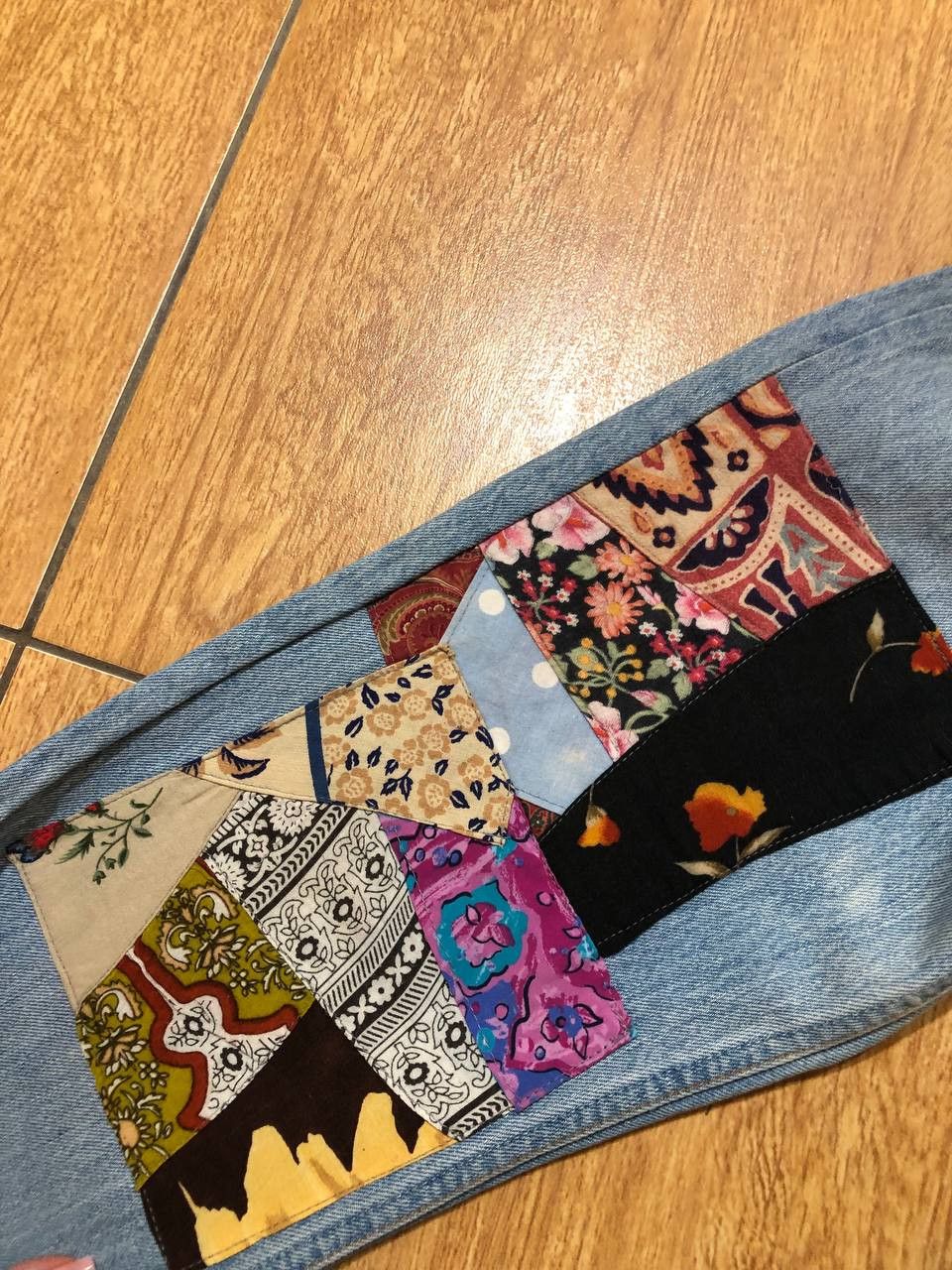 Levi's Vintage 60's Levis 501 Jeans Patchwork Flare Blue Jeans Size 30" / US 8 / IT 44 - 10 Thumbnail