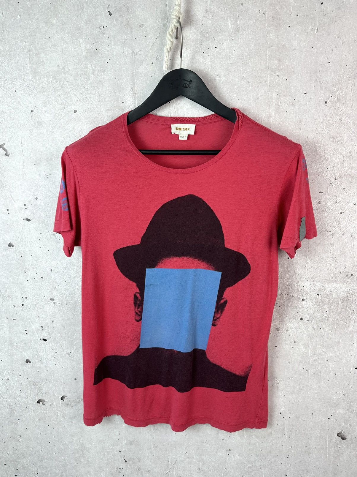 Diesel Vintage Diesel Pink Cotton Printed Short Sleeve T-shirt Size US S / EU 44-46 / 1 - 1 Thumbnail