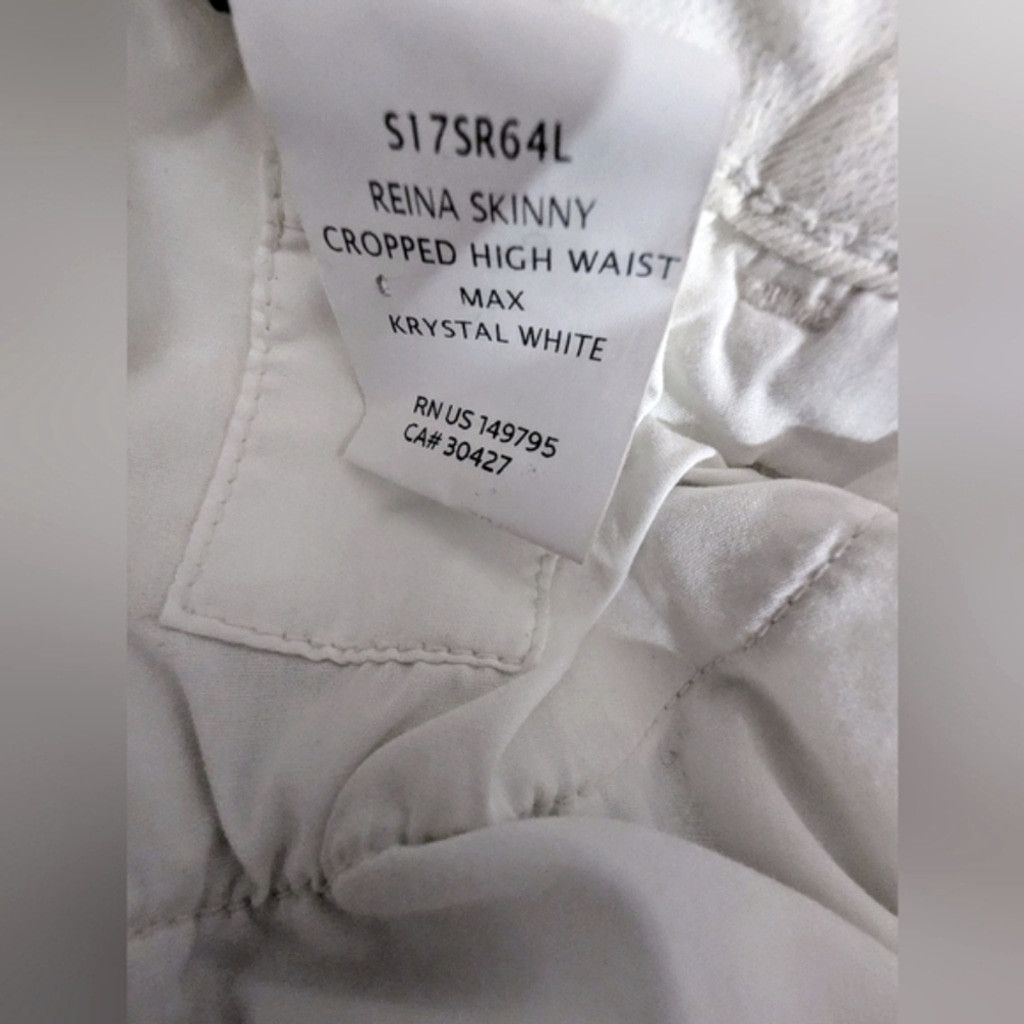 Brockum Brockenbow White Studded High Rise Skinny Jeans Size 28" / US 6 / IT 42 - 6 Thumbnail