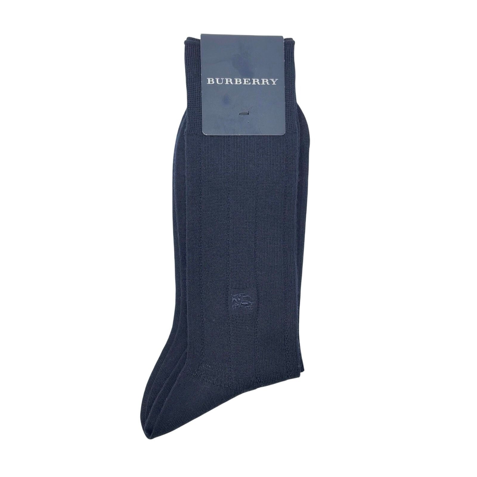 Burberry Burberry Navy Blue Dress Socks Size ONE SIZE - 1 Thumbnail