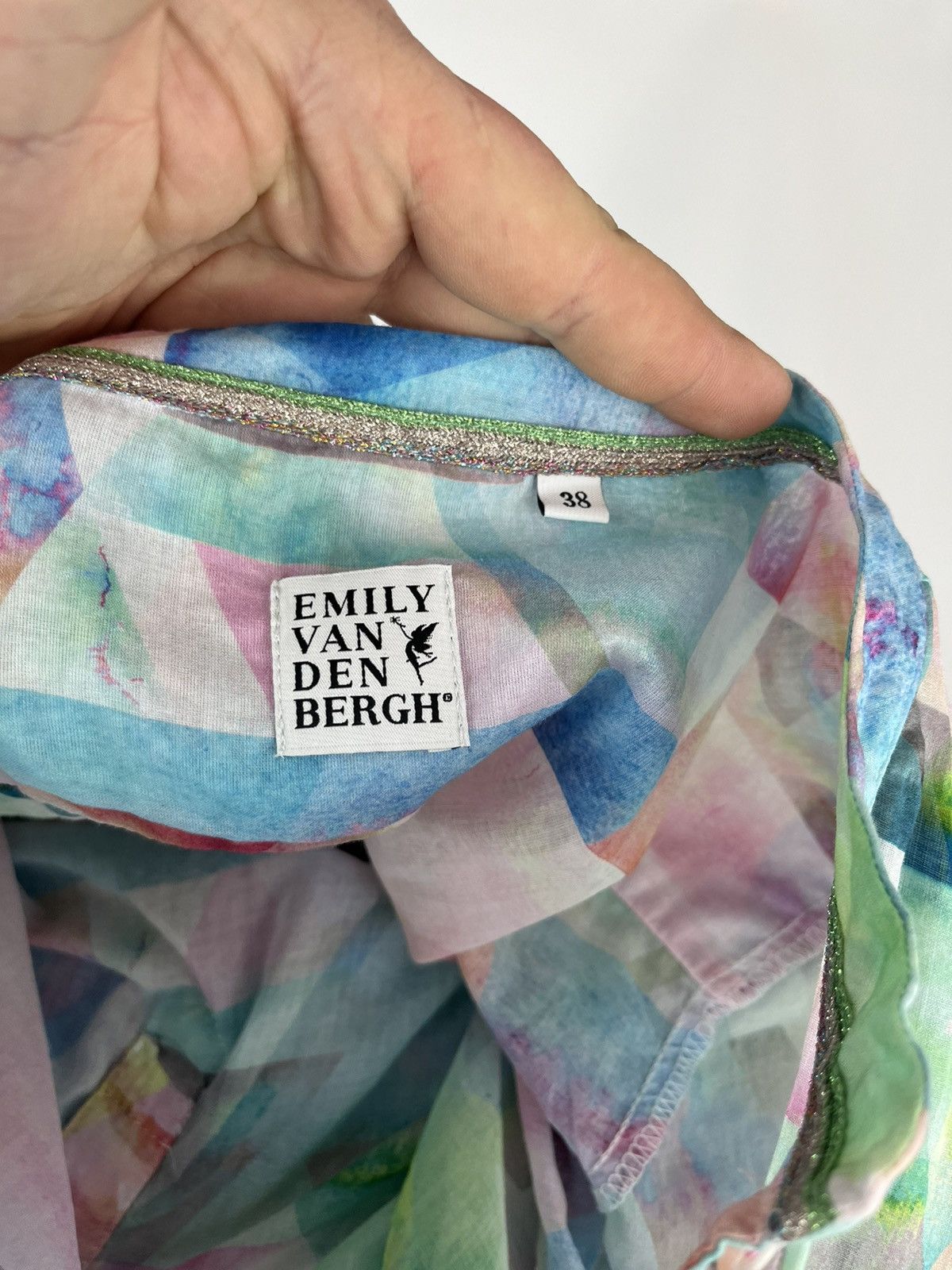 Designer Emily Van Den Bergh Multicolour Blouse Size M (0413) Size M / US 6-8 / IT 42-44 - 6 Thumbnail