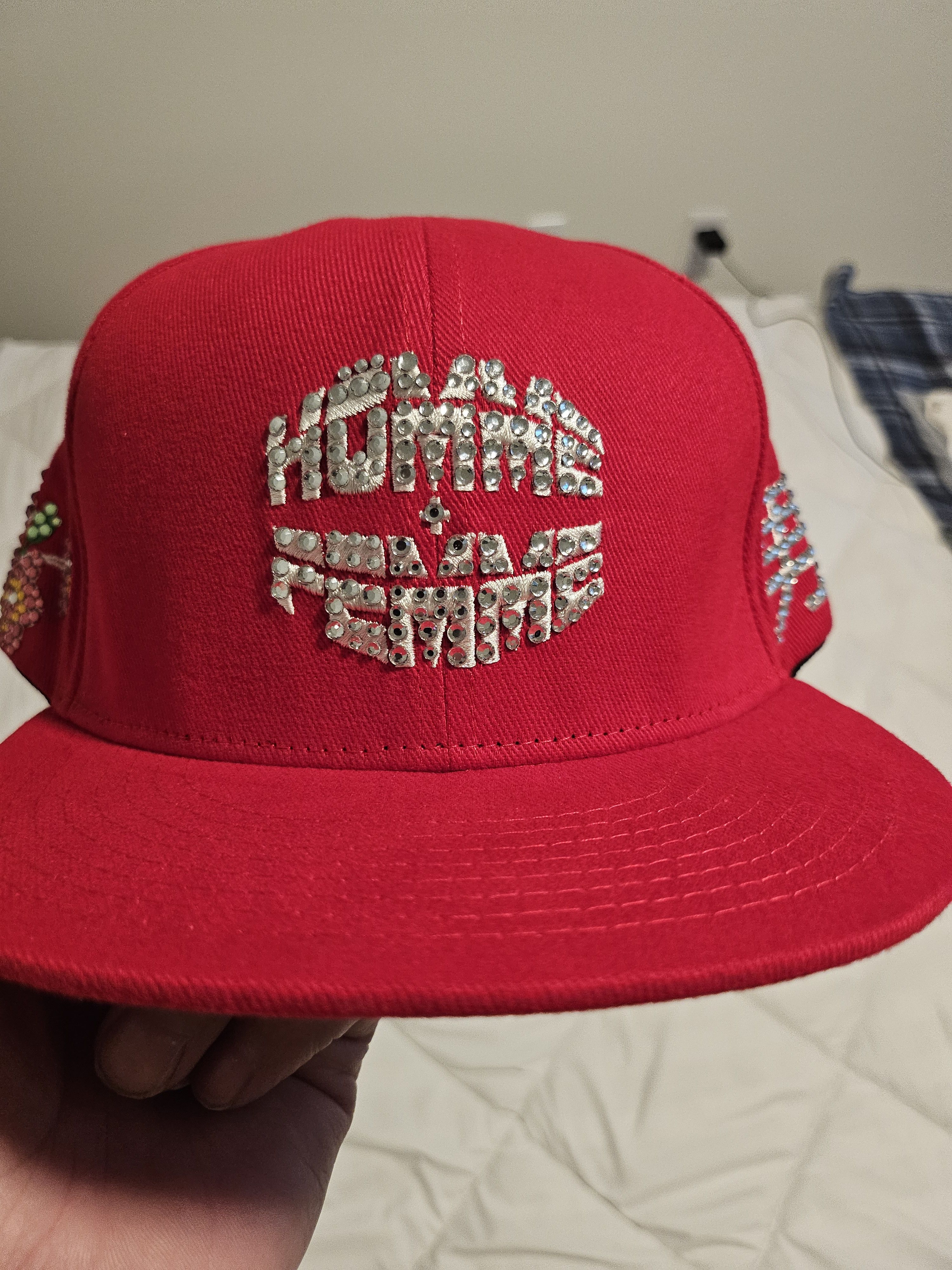 Homme + Femme La Homme + Femme Japan Studded hat Size ONE SIZE - 1 Thumbnail