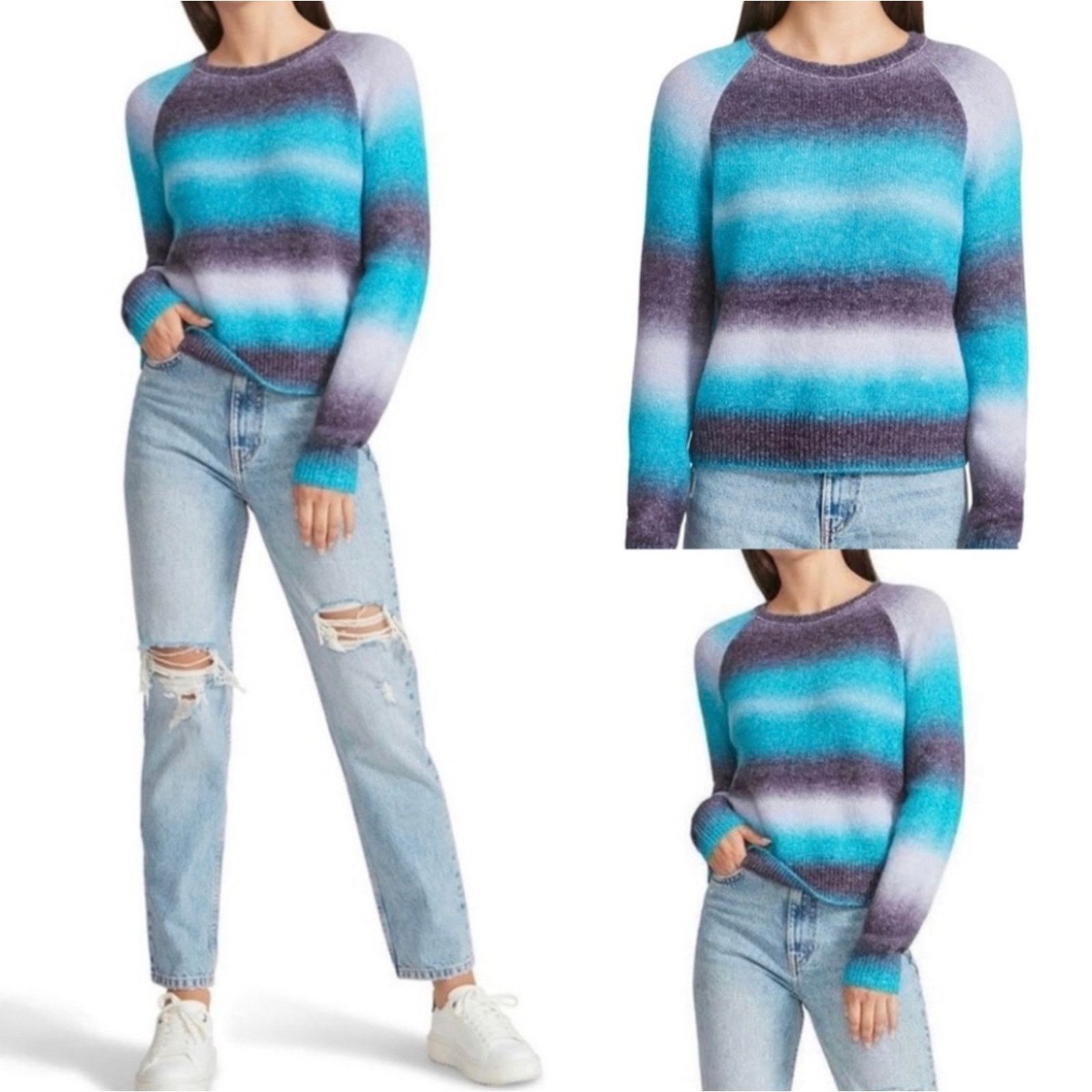 BB Dakota BB Dakota X Steve Madden Ombre Sweater - Large Size L / US 10 / IT 46 - 1 Thumbnail