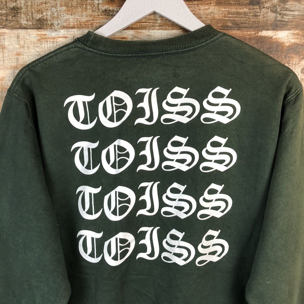 Japanese Brand Toiss Green Sweatshirt #A1521 Size US M / EU 48-50 / 2 - 14 Thumbnail