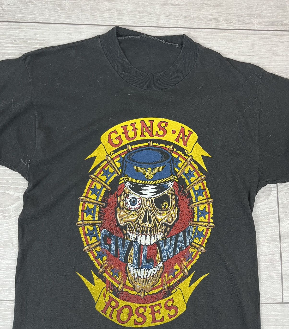 Band Tees Guns N Roses Civil War Vintage 80s Single Stitch T Shirt Size US M / EU 48-50 / 2 - 4 Thumbnail