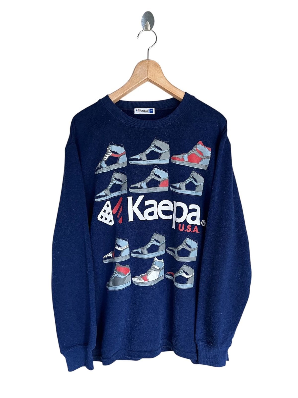 Vintage Vintage Kaepa Spell Out Sweatshirt Size US M / EU 48-50 / 2 - 1 Thumbnail