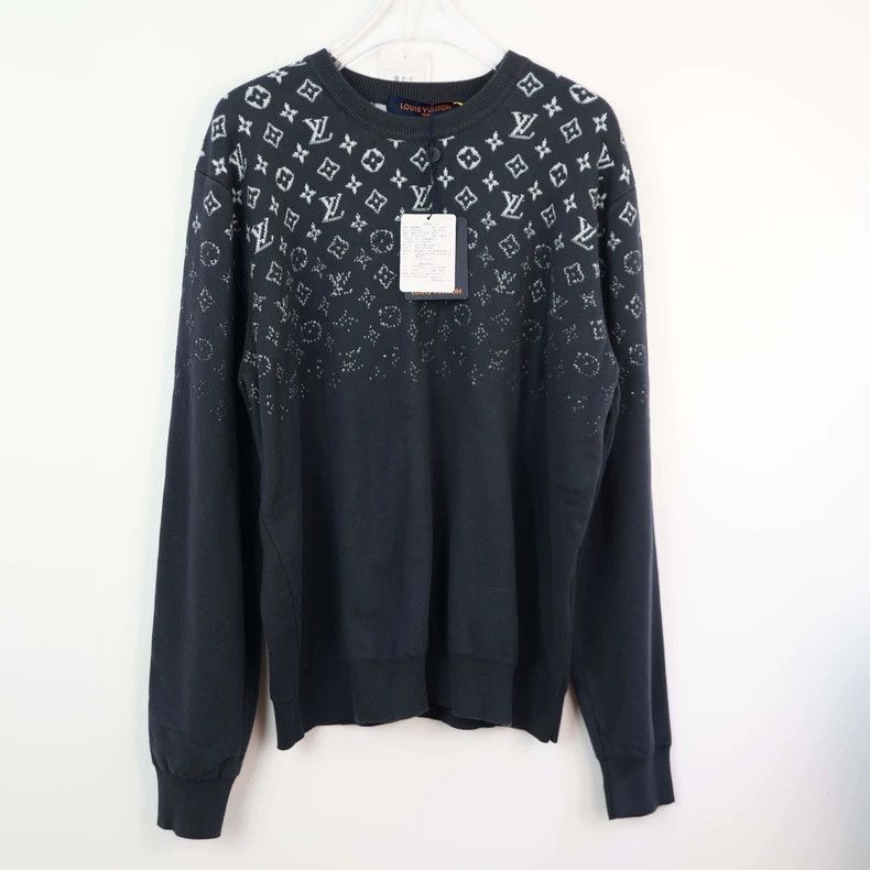 Louis Vuitton Louis Vuitton Gradient full-print knitted sweater Size US XL / EU 56 / 4 - 1 Thumbnail