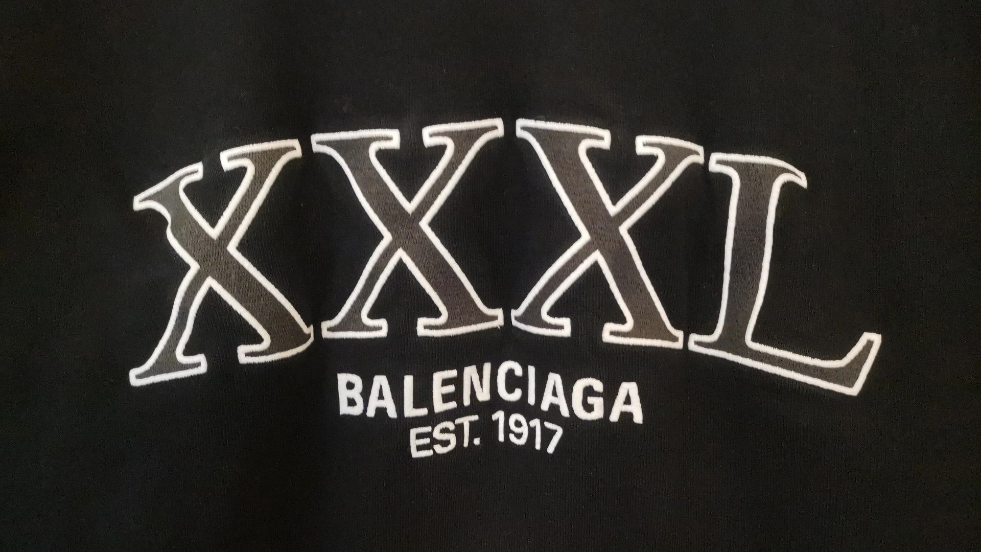 Balenciaga Balenciaga XXXL patched t-shirt hoodie Size US M / EU 48-50 / 2 - 4 Thumbnail