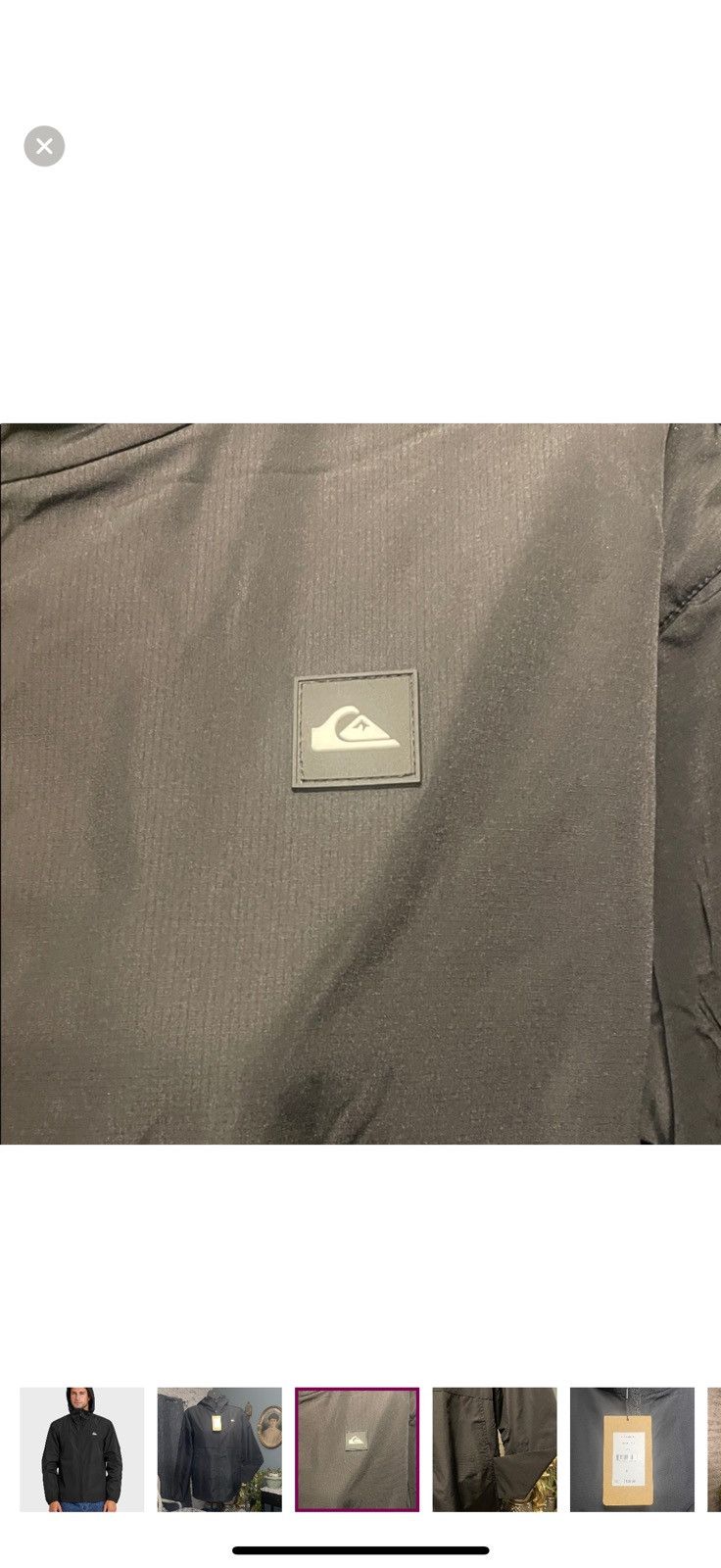 Quiksilver Quicksilver black windbreaker Size US M / EU 48-50 / 2 - 3 Thumbnail