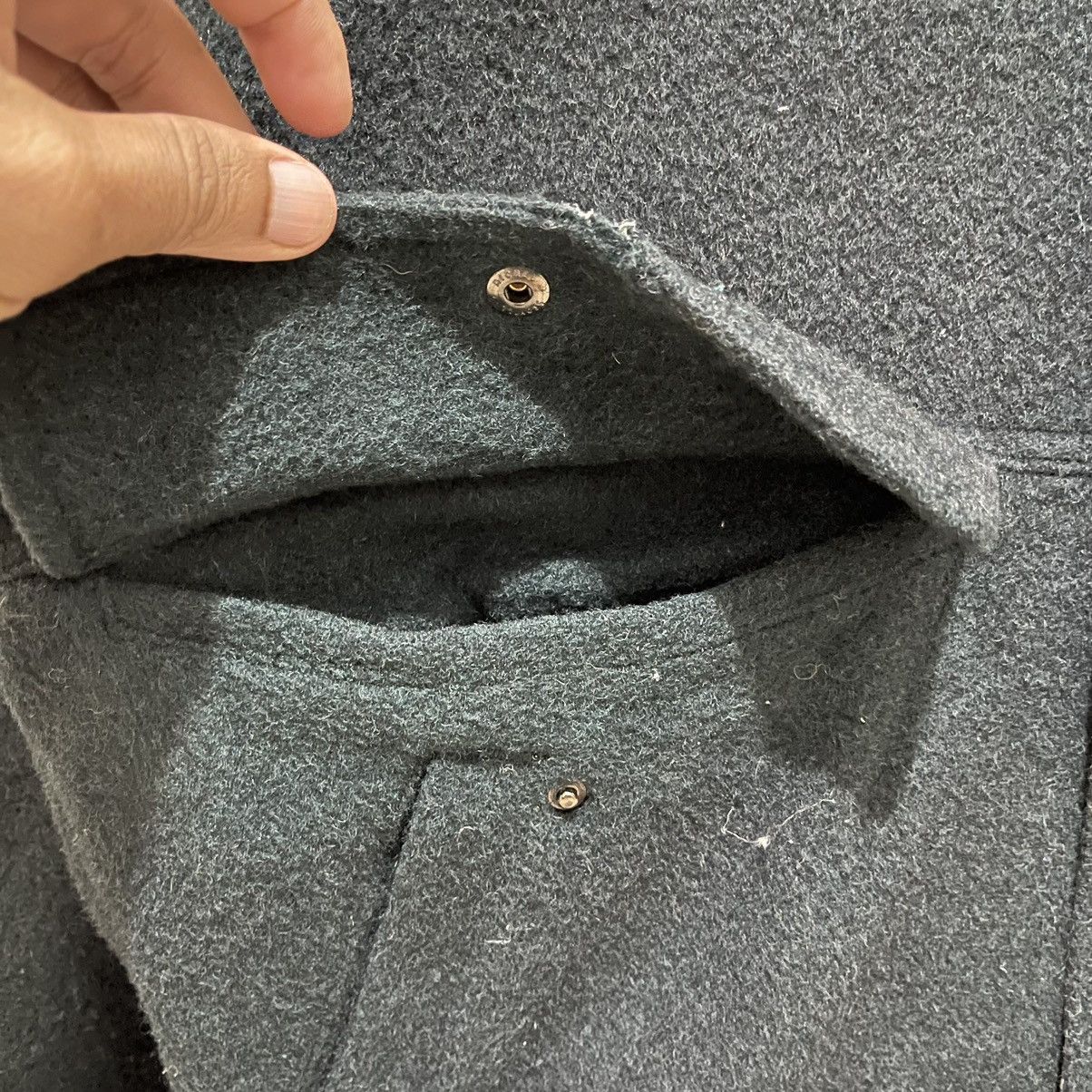 Designer × Vintage Vintage 90s Gulk Club For Nice Man Wool Bomber Jacket Size US M / EU 48-50 / 2 - 11 Thumbnail