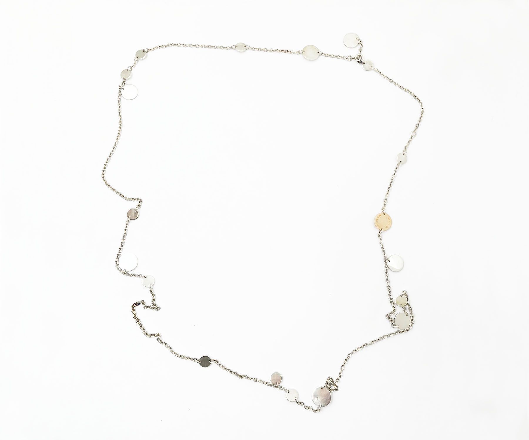 Hermes Hermes Silver 925 Gold 750 Confetti Necklace Size ONE SIZE - 1 Thumbnail
