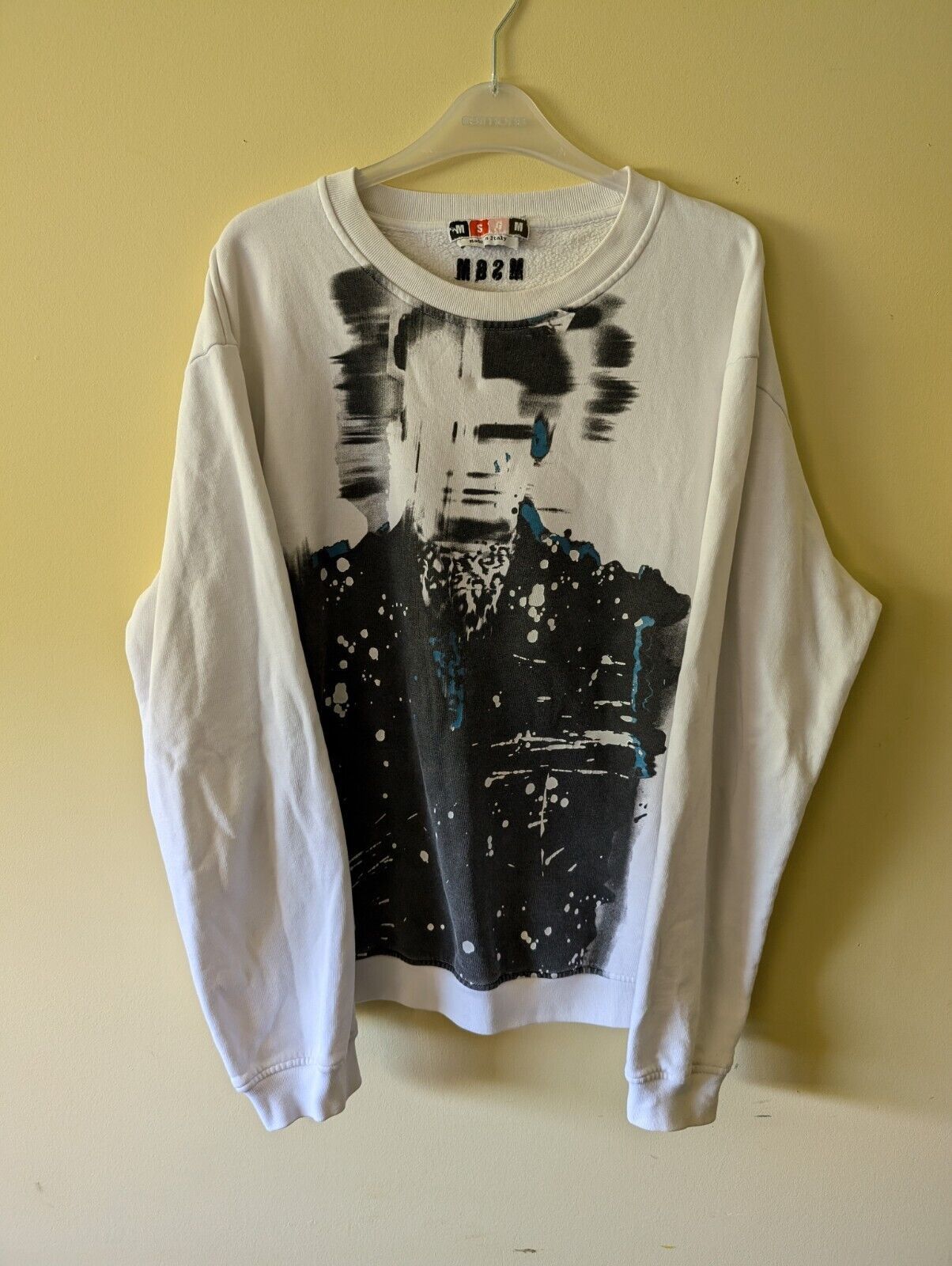 MSGM Massimo Giorgetti MSGM Art Designer Sweatshirt Size US L / EU 52-54 / 3 - 1 Thumbnail