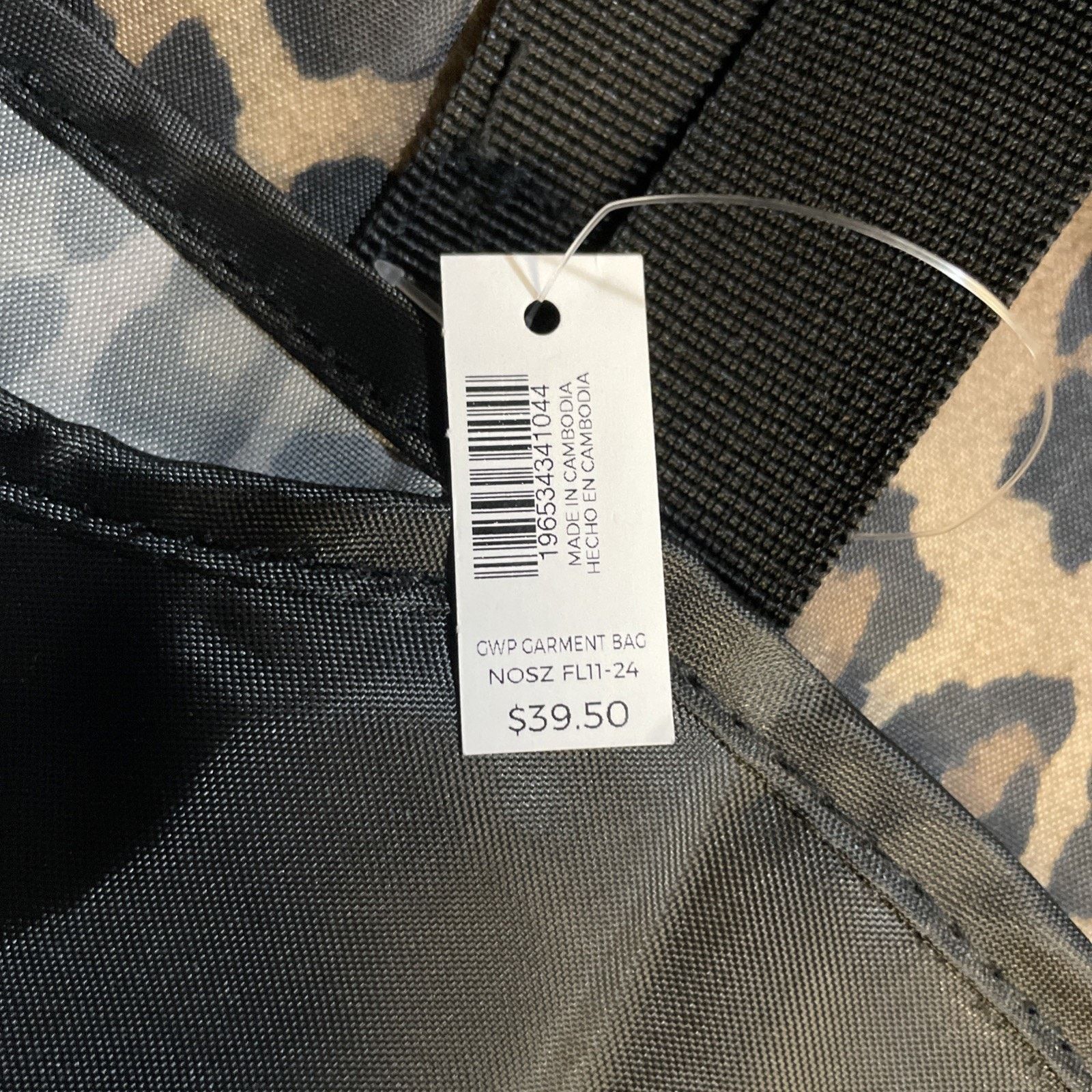 Chicos CHICO'S Travel Garment Bag Cheetah/Leopard Print Size ONE SIZE - 3 Thumbnail