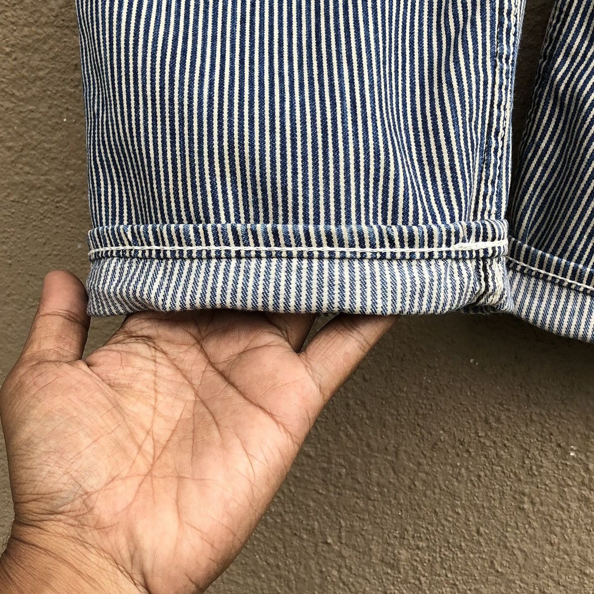 Japanese Brand Vintage TROUSERS MEN’S Striped Hikory Bush Pants Size US 32 / EU 48 - 10 Thumbnail