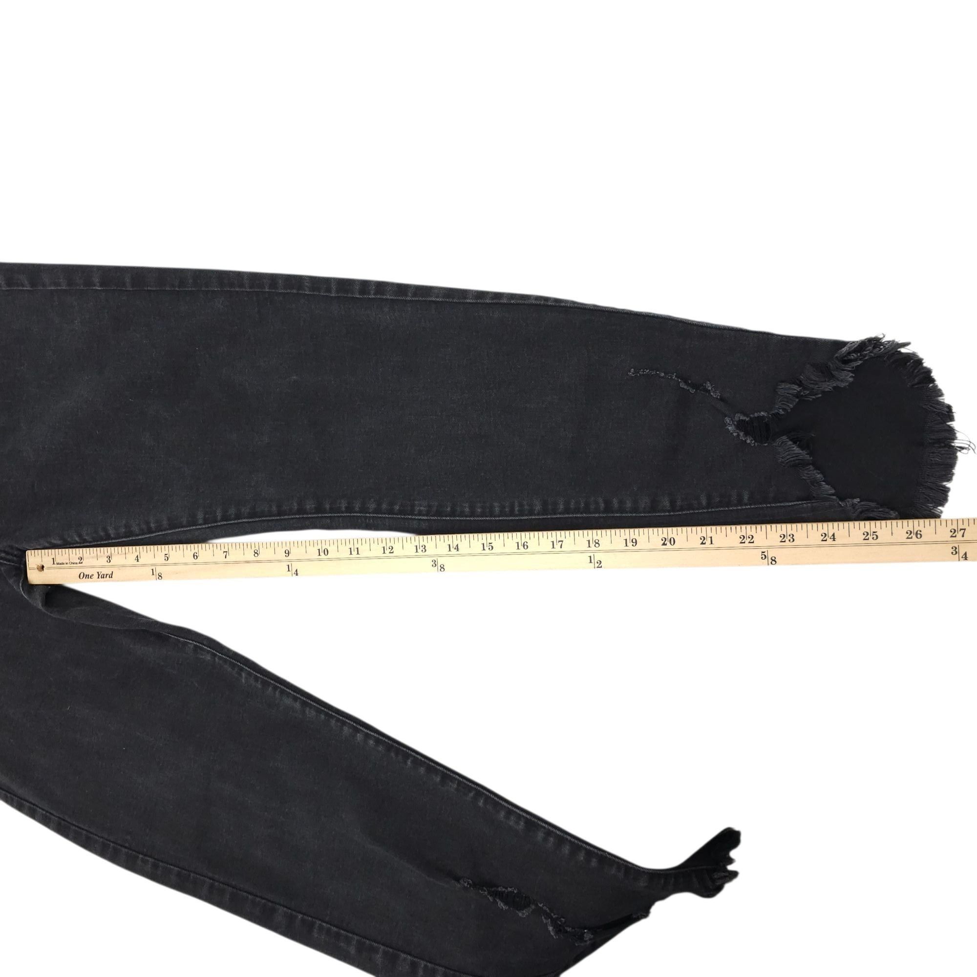 Kancan USA KanCan Distressed Ripped Ankle Skinny Jeans Womens 9 Size 29" - 5 Thumbnail