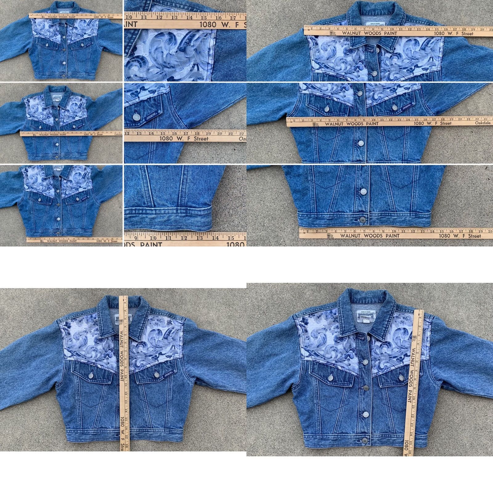Jordache vintage Jordache Jeanswear denim jacket lace accent M 80s cropped blue denim jacket Mens? Size 32" / US 10 / IT 46 - 8 Thumbnail