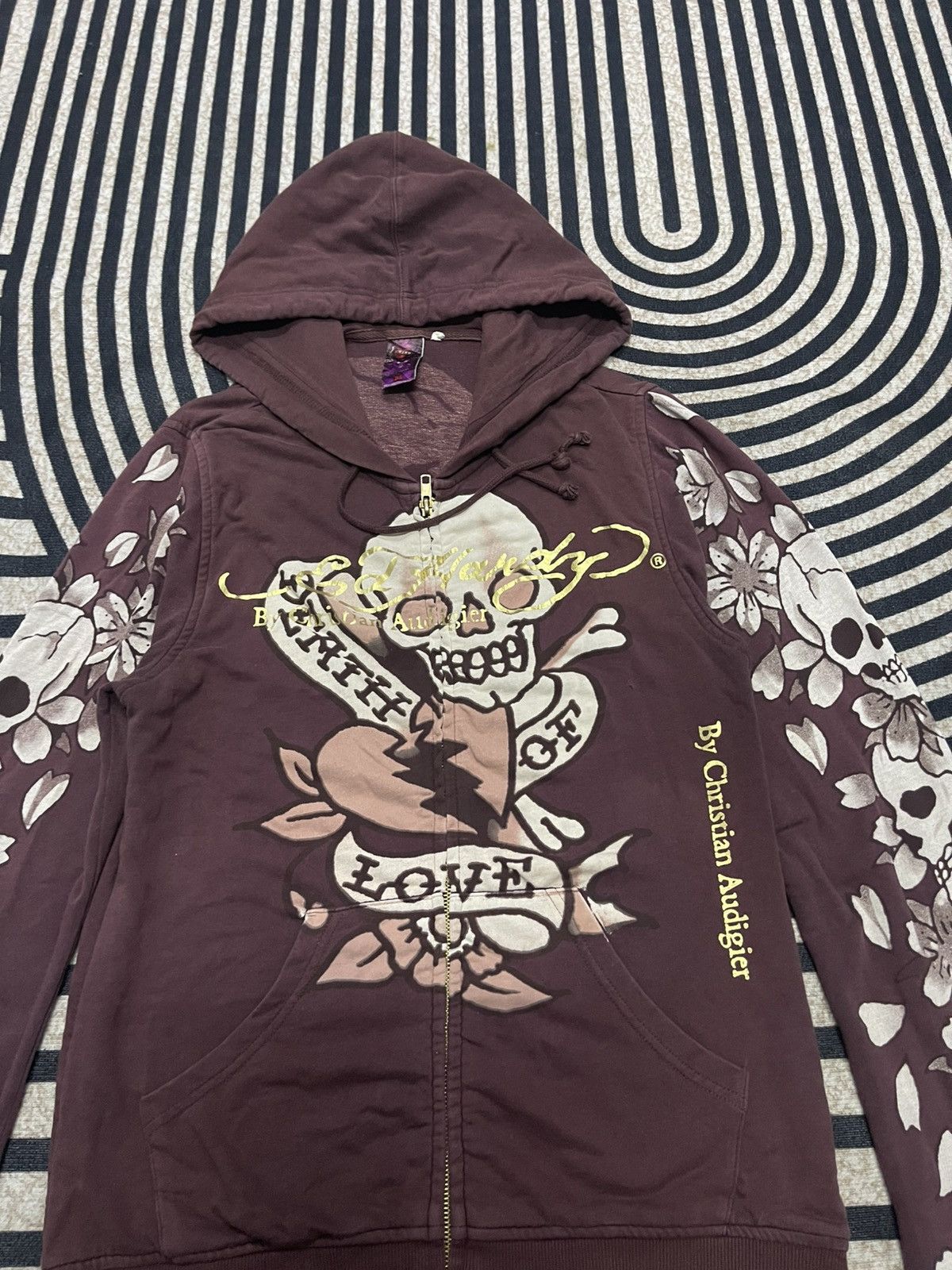 Ed Hardy 2000s ED HARDY SKULL TATTO DESIGN OVP FULL ZIPPER HOODIE Size US M / EU 48-50 / 2 - 5 Thumbnail