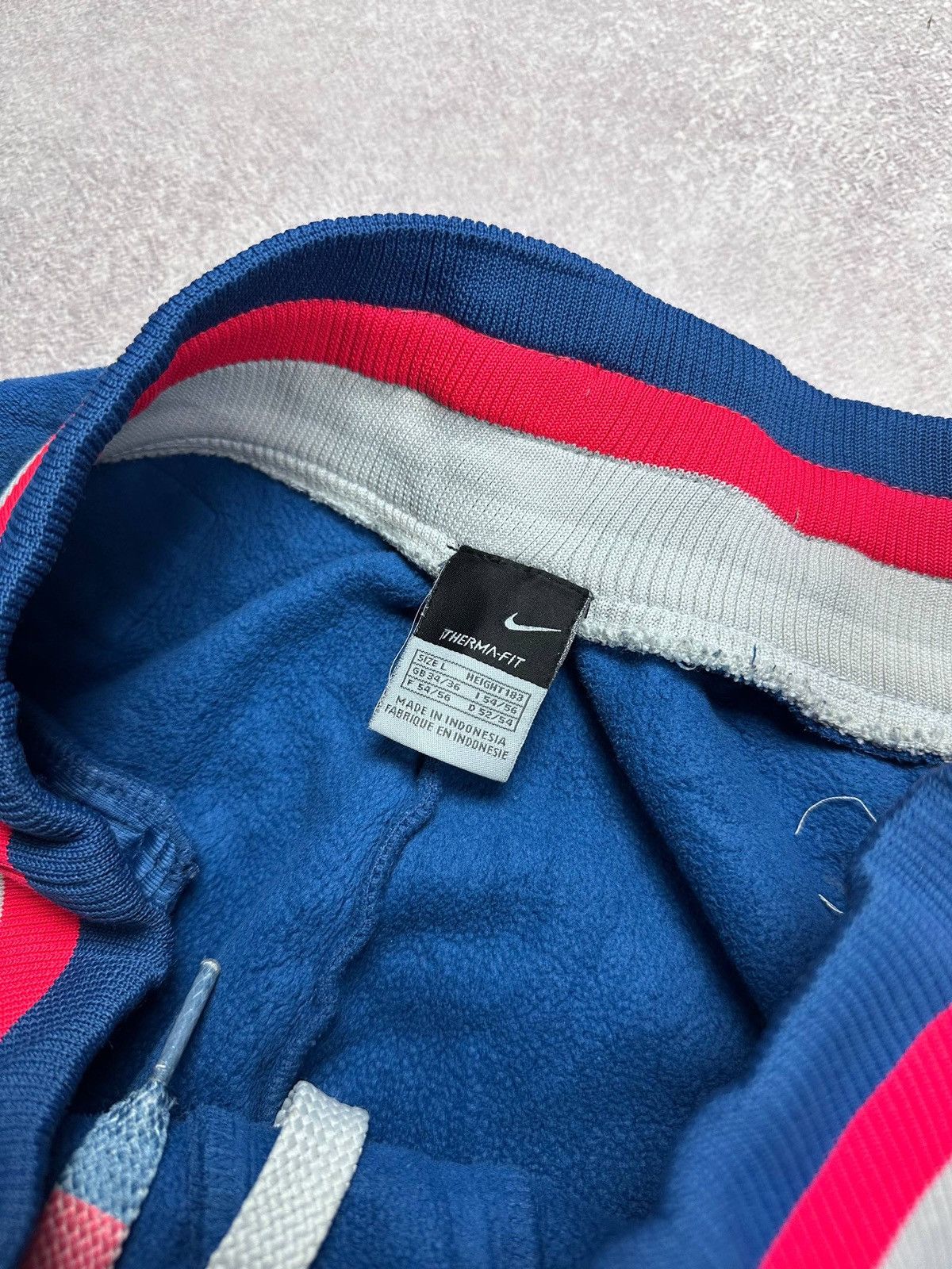 Nike Vintage Nike Fleece Adjustable Y2K Flared Track Pants L Size US 34 / EU 50 - 3 Thumbnail