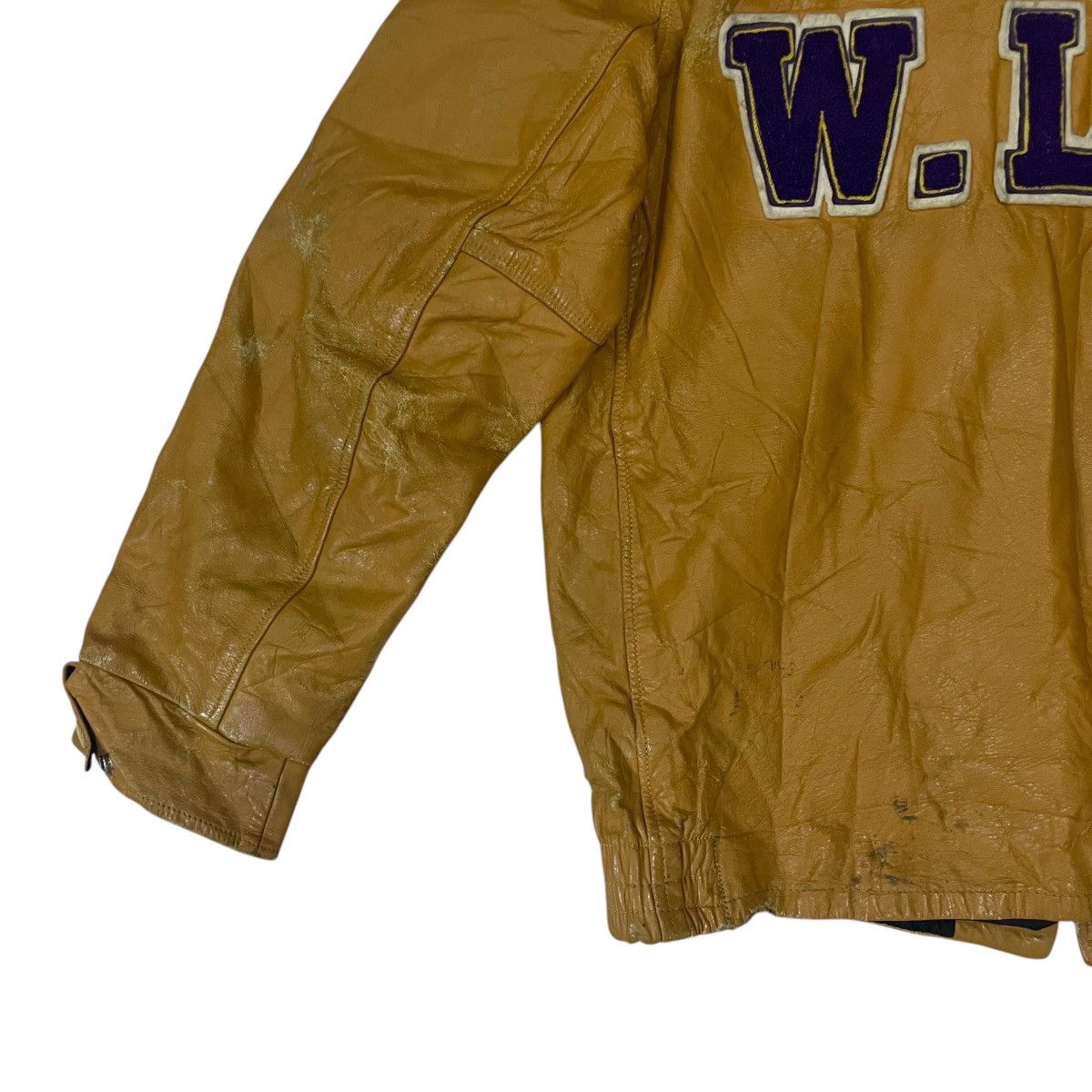 Vintage Vintage 80s Laurier University Leather Jacket Size US M / EU 48-50 / 2 - 3 Thumbnail
