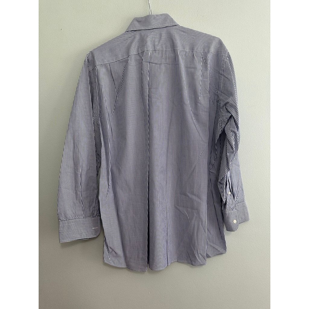 Barneys New York Barneys New York blue striped button down size 16.5 Size US L / EU 52-54 / 3 - 3 Thumbnail