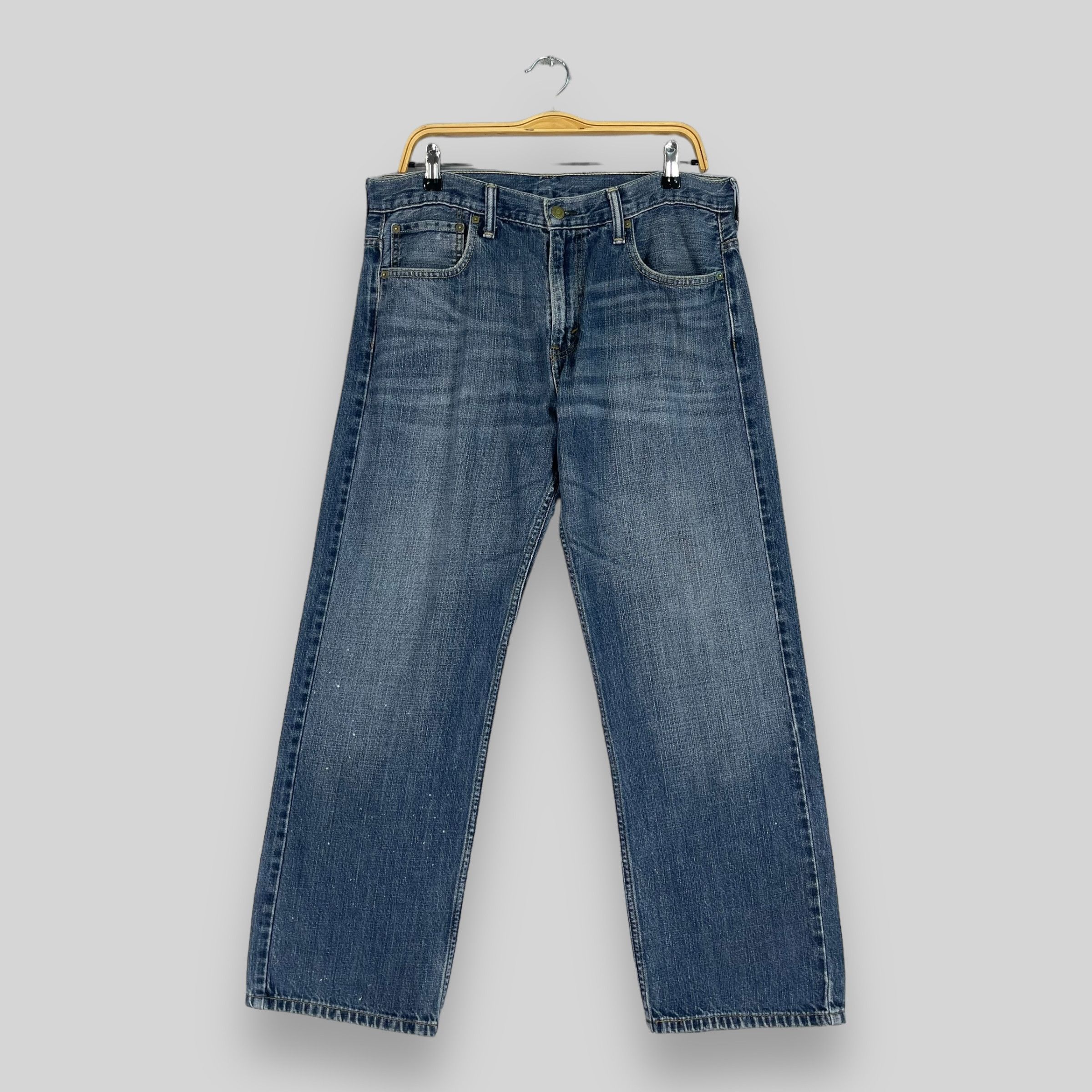 Levi's × Vintage W34 L28 Vintage Levis 569 Loose Straight Distressed Jeans Size US 34 / EU 50 - 1 Thumbnail