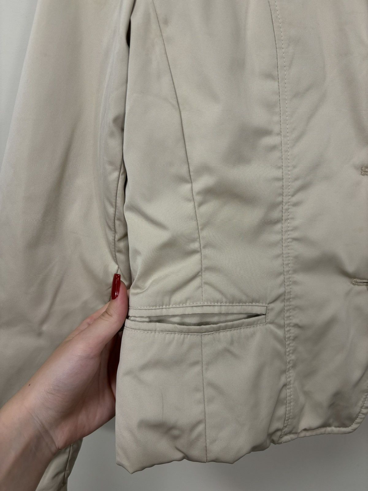 Max Mara Max Mara Beige Women’s Classic Luxury Jacket Size M / US 6-8 / IT 42-44 - 6 Thumbnail