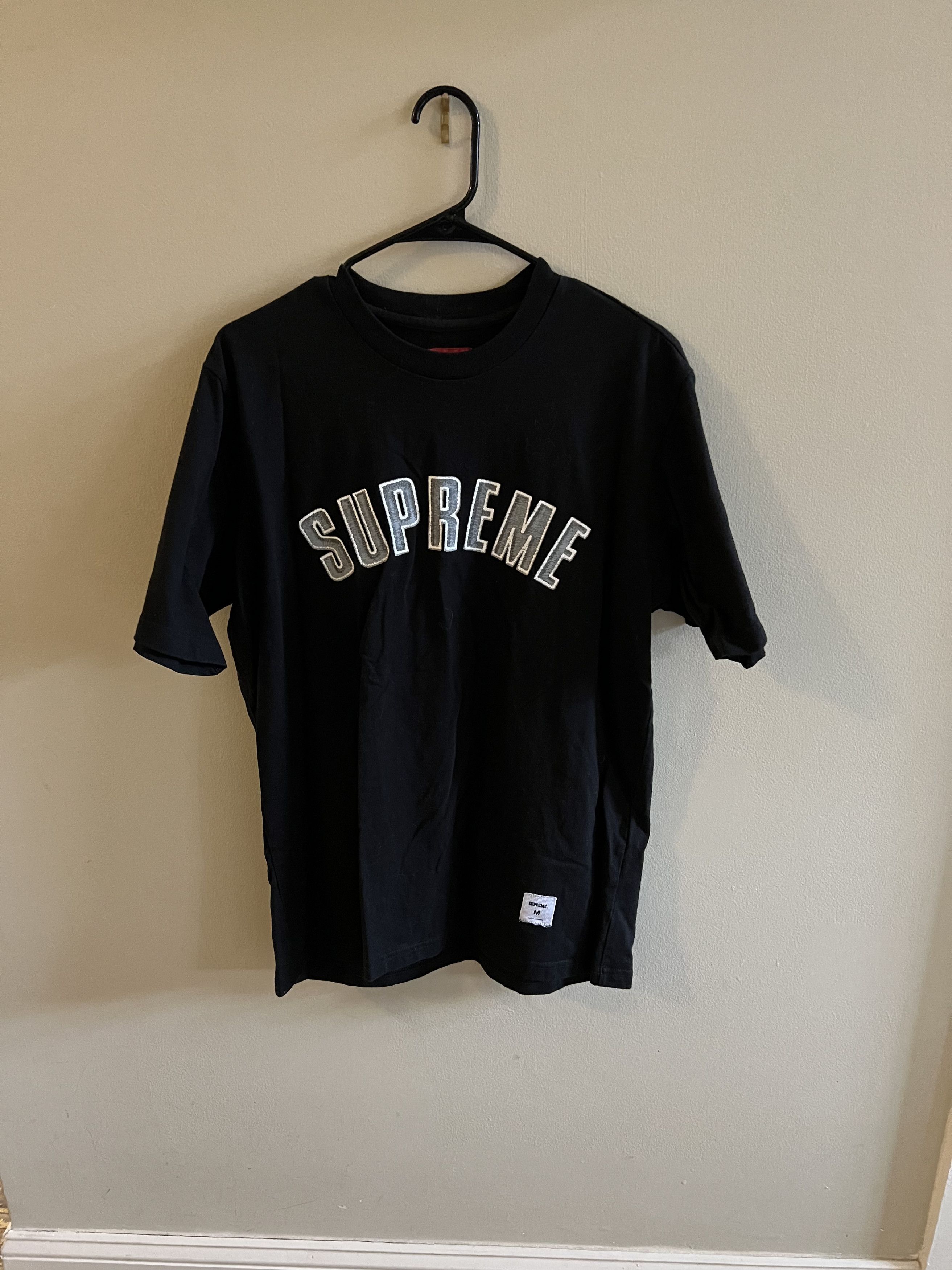 Supreme Supreme Painted Tee Black | Grailed
