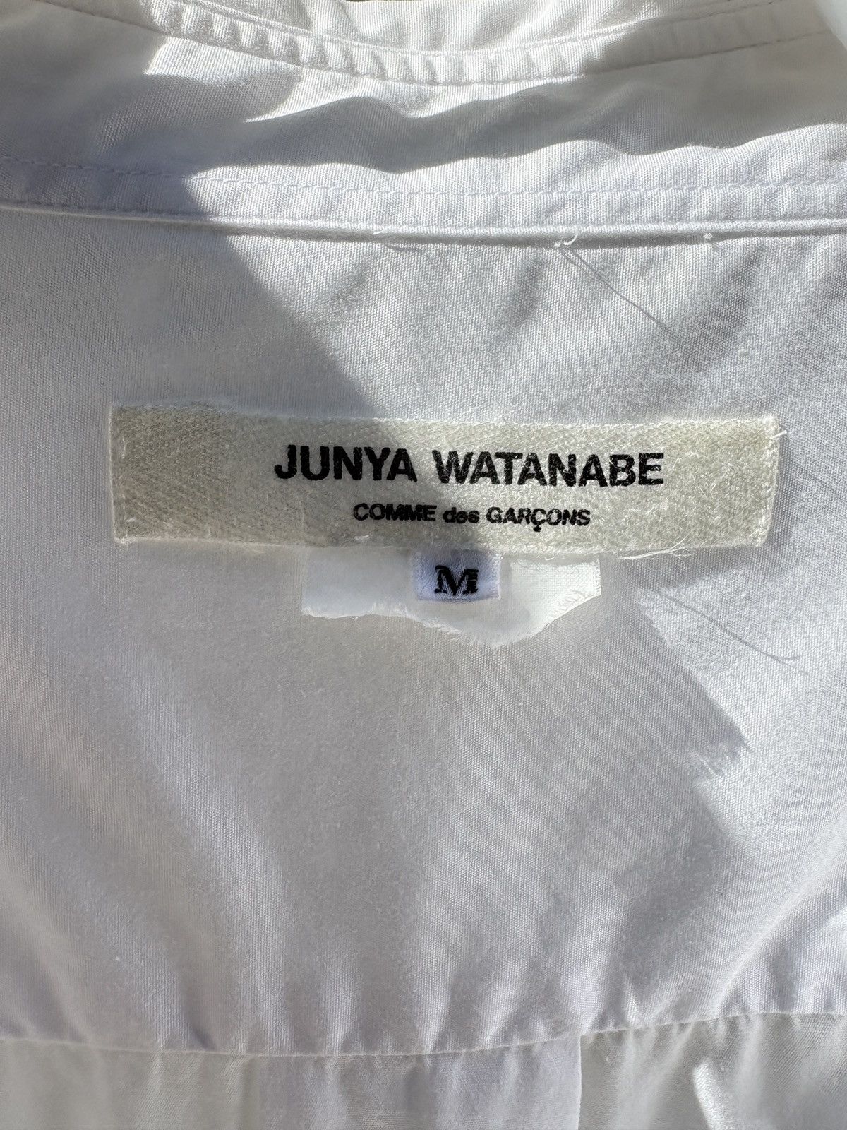 Junya Watanabe Junya Watanabe white oversized shirt dress vents at sleeves Size M / US 6-8 / IT 42-44 - 3 Thumbnail