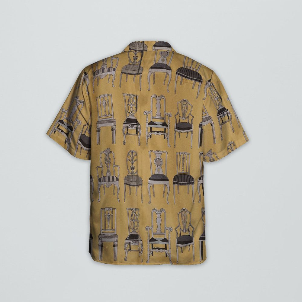 Designer Men’s Twill Shirt with Seat Print Size US XL / EU 56 / 4 - 2 Thumbnail
