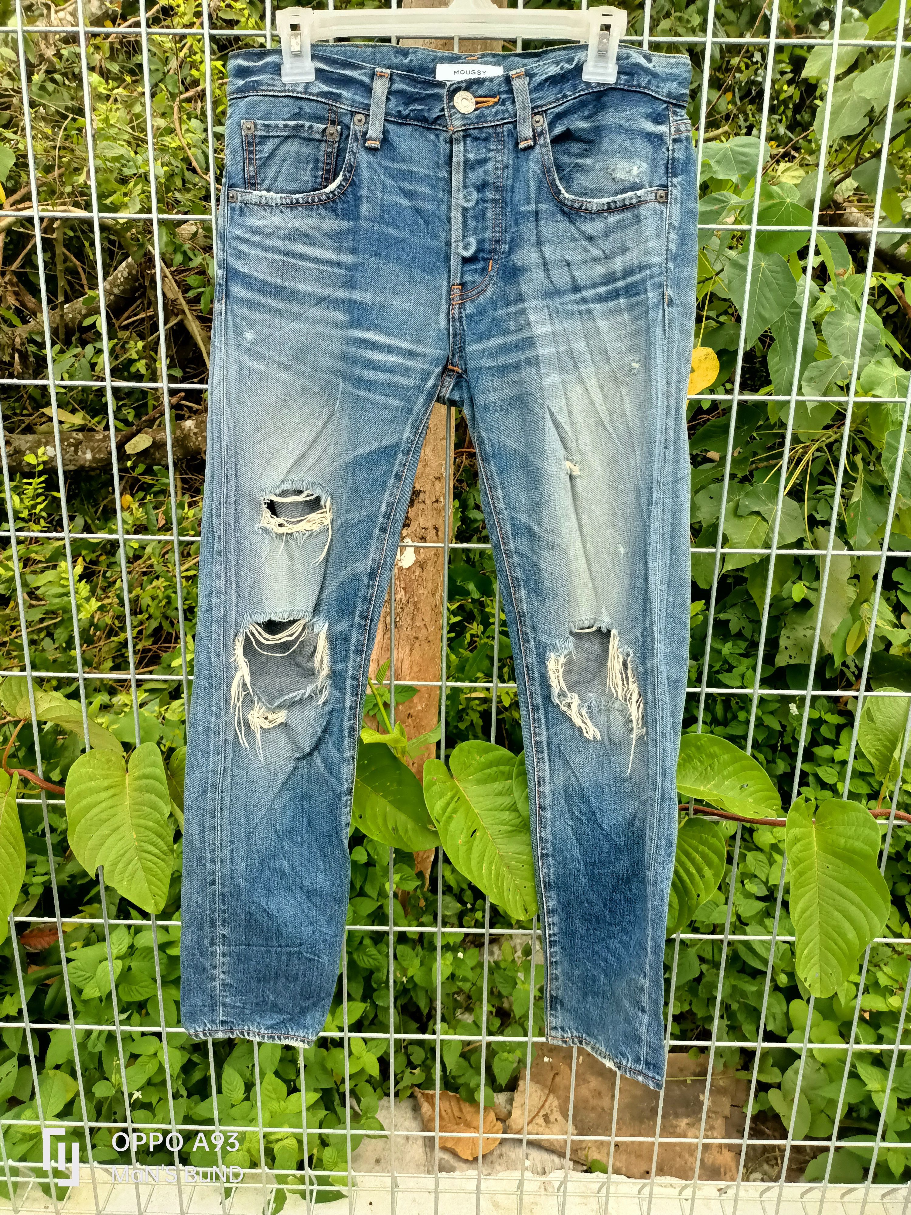 MOUSSY Distressed Denim Moussy Size US 32 / EU 48 - 1 Thumbnail