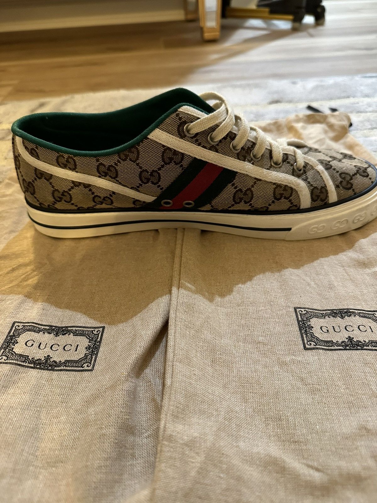 Gucci GG GUCCI TENNIS 1977 SNEAKER Size US 10 / EU 43 - 6 Thumbnail